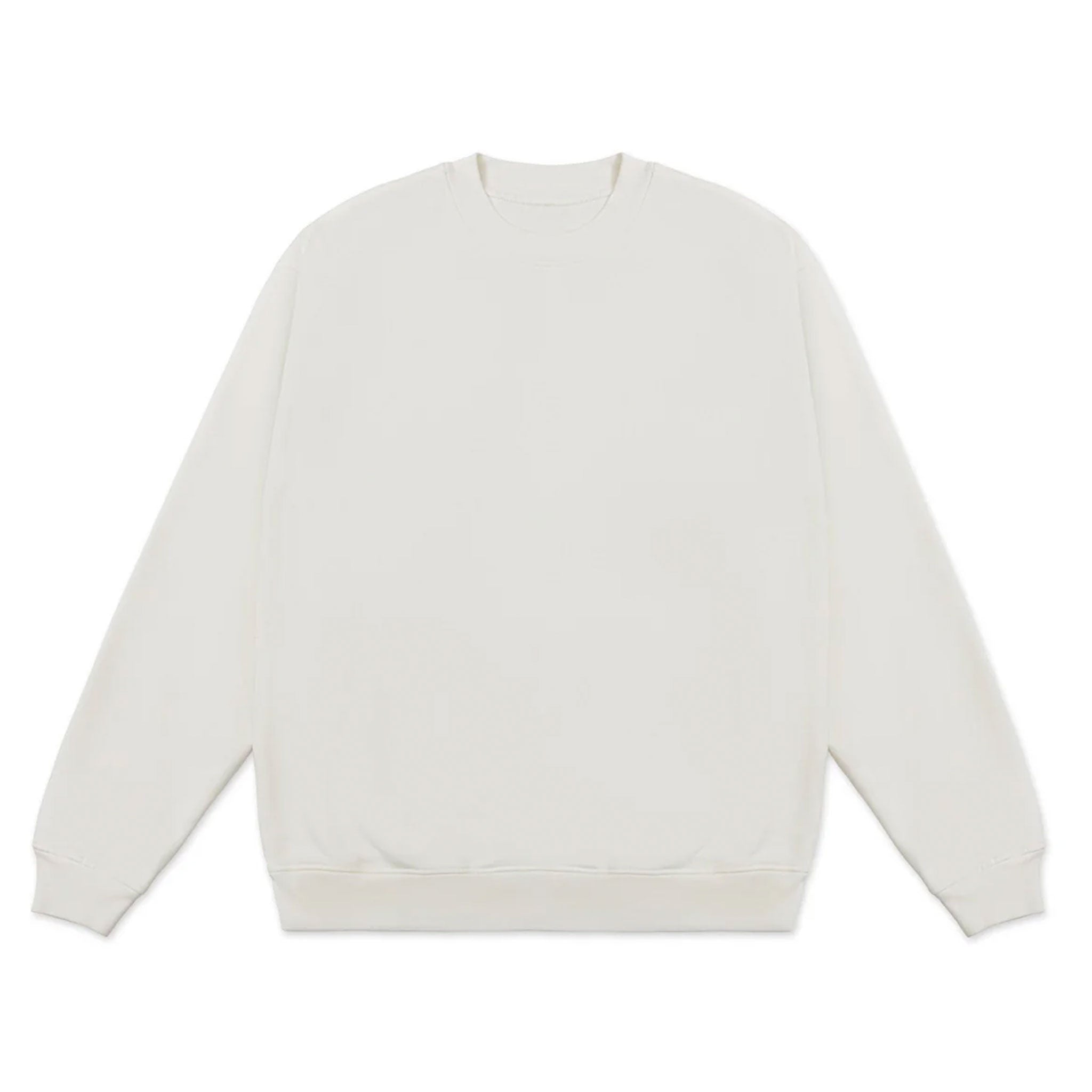 Premium 15oz Heavyweight Cotton Fleece Crewneck Sweatshirt - Oversized Drop Shoulder Design