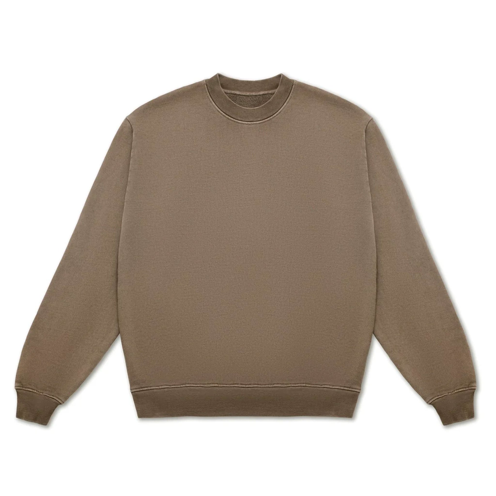 Premium 15oz Heavyweight Cotton Fleece Crewneck Sweatshirt - Oversized Drop Shoulder Design