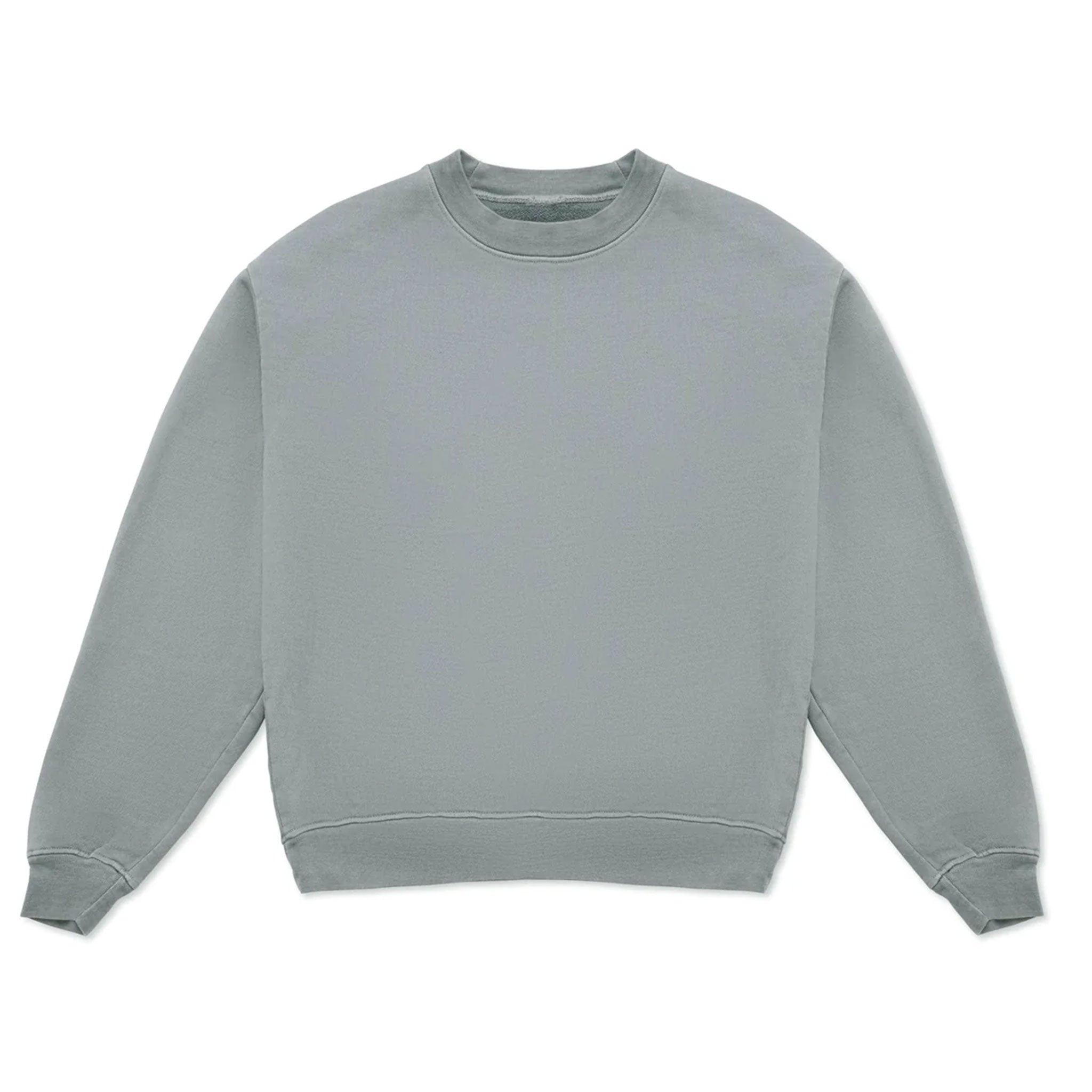 Premium 15oz Heavyweight Cotton Fleece Crewneck Sweatshirt - Oversized Drop Shoulder Design