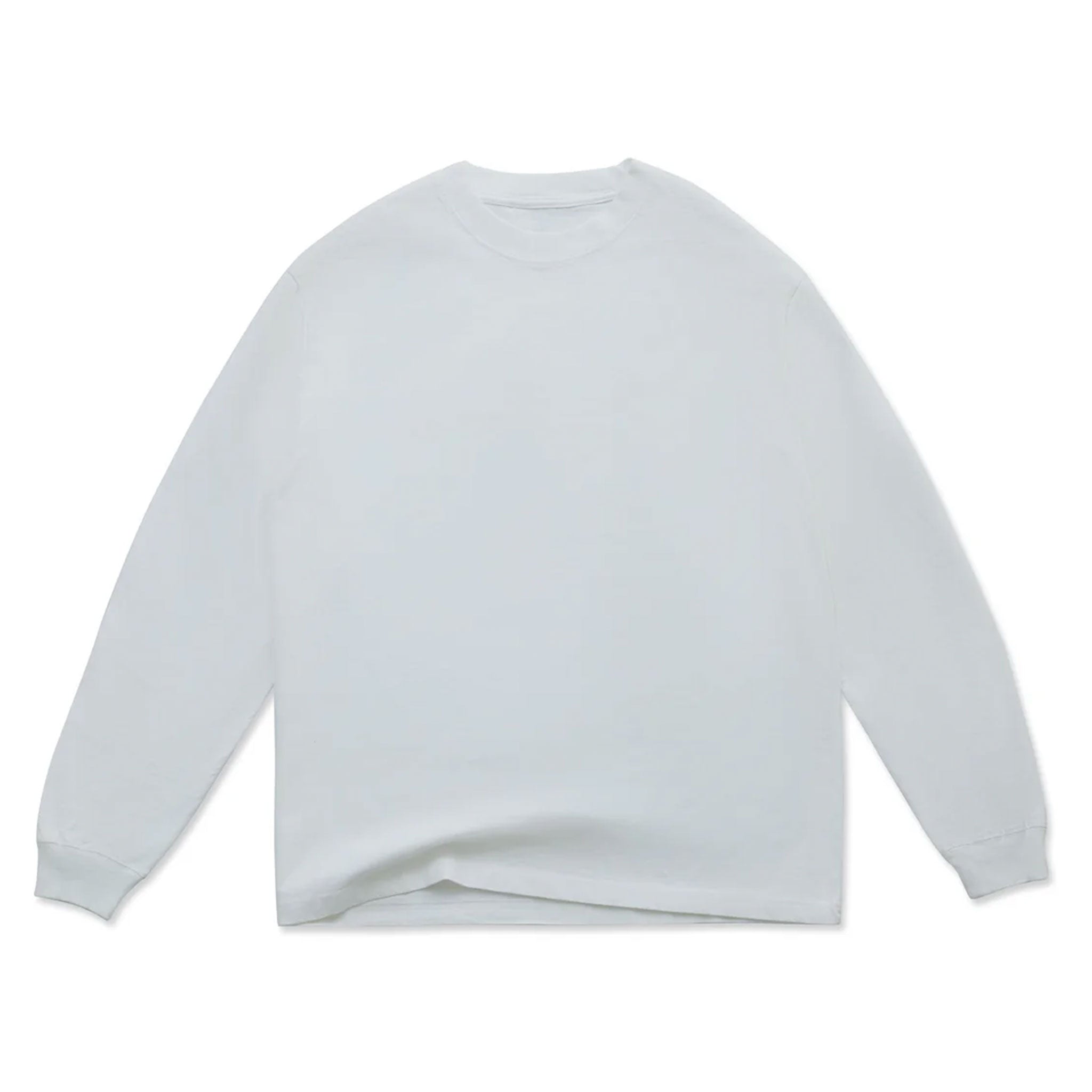 Oversized Box Long Sleeve Tee 7.5oz Cotton Vintage Snow Wash