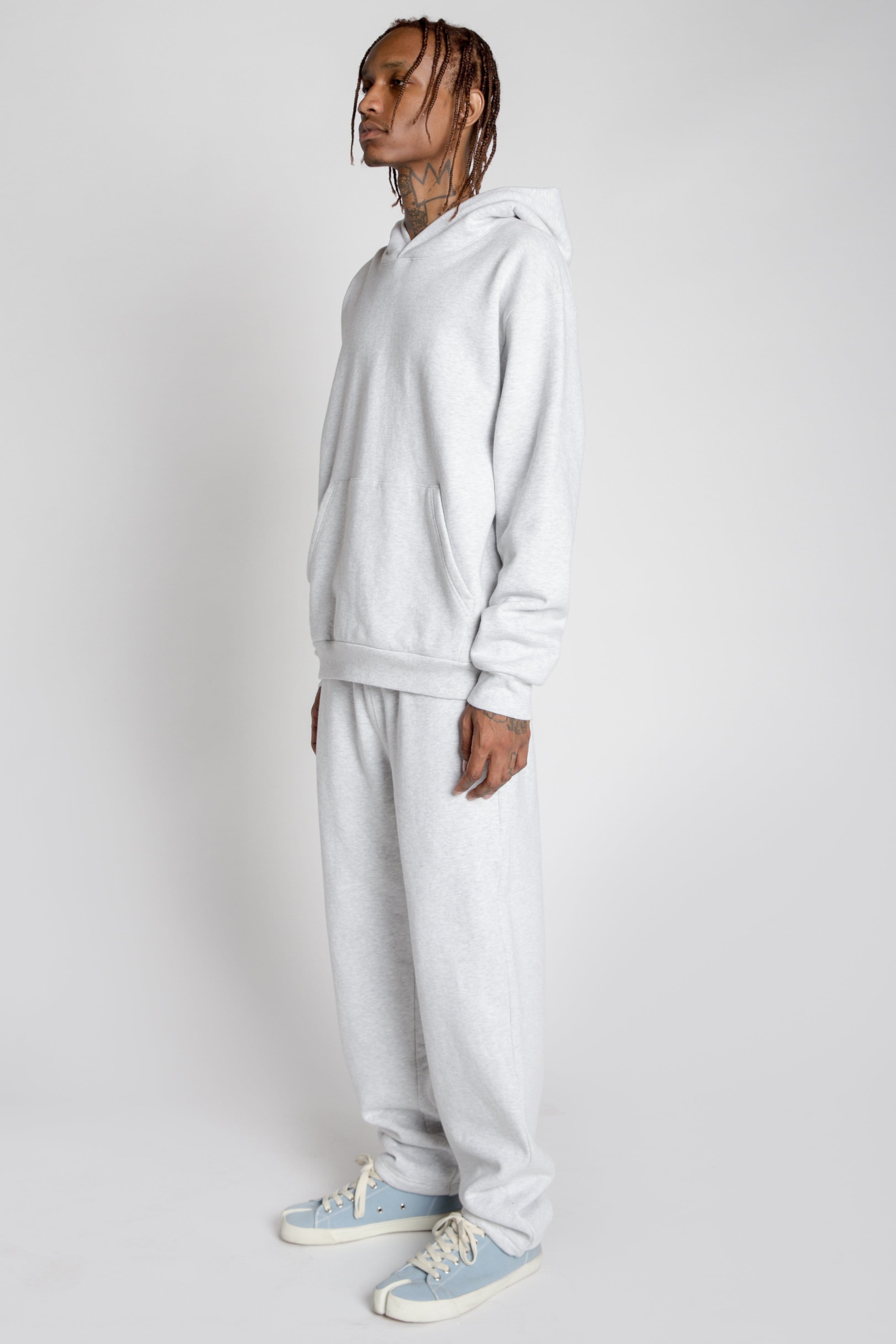 Heavyweight 16oz Organic Cotton Hoodie with Kangaroo Pocket, Durable