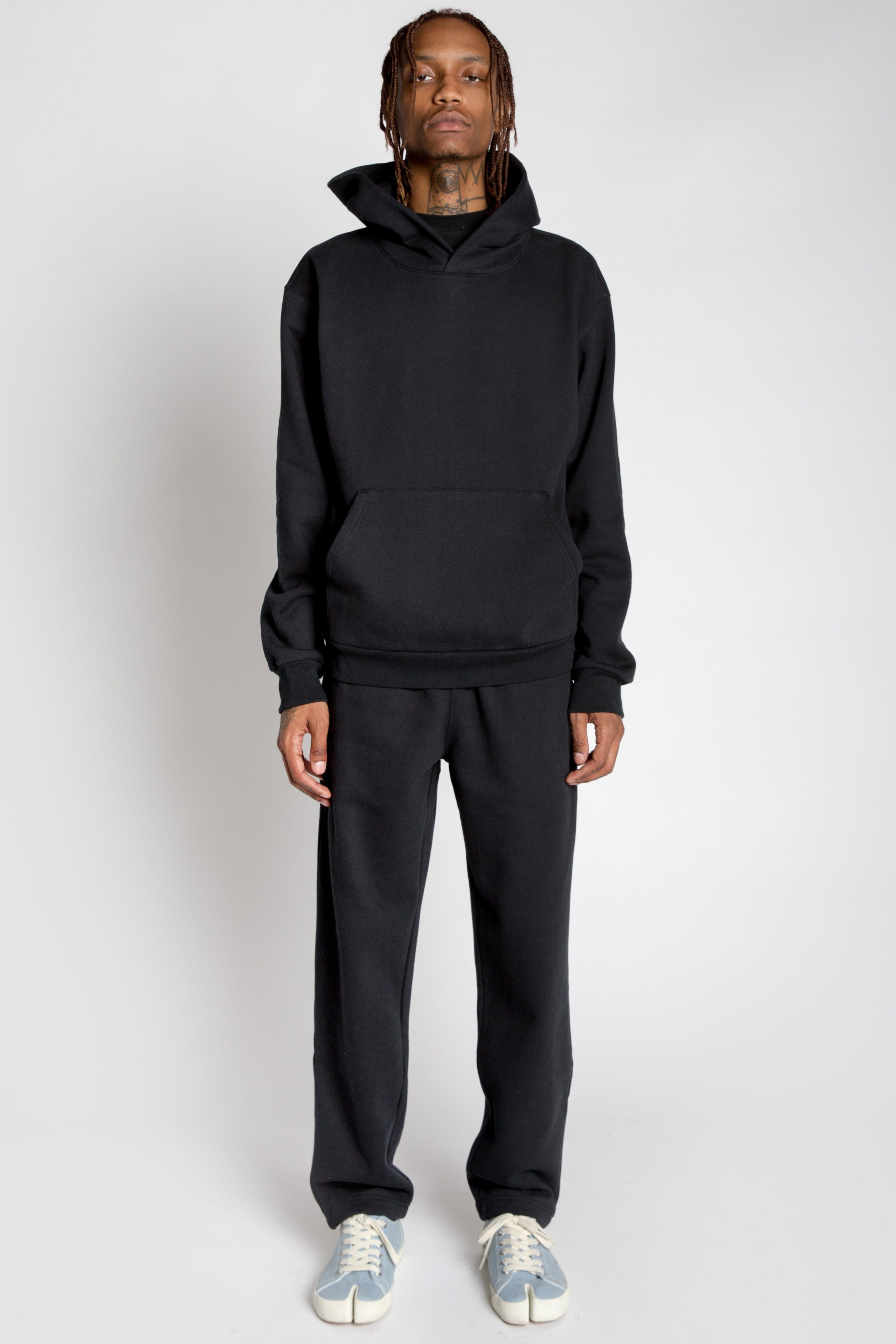 Heavyweight 16oz Organic Cotton Hoodie with Kangaroo Pocket, Durable