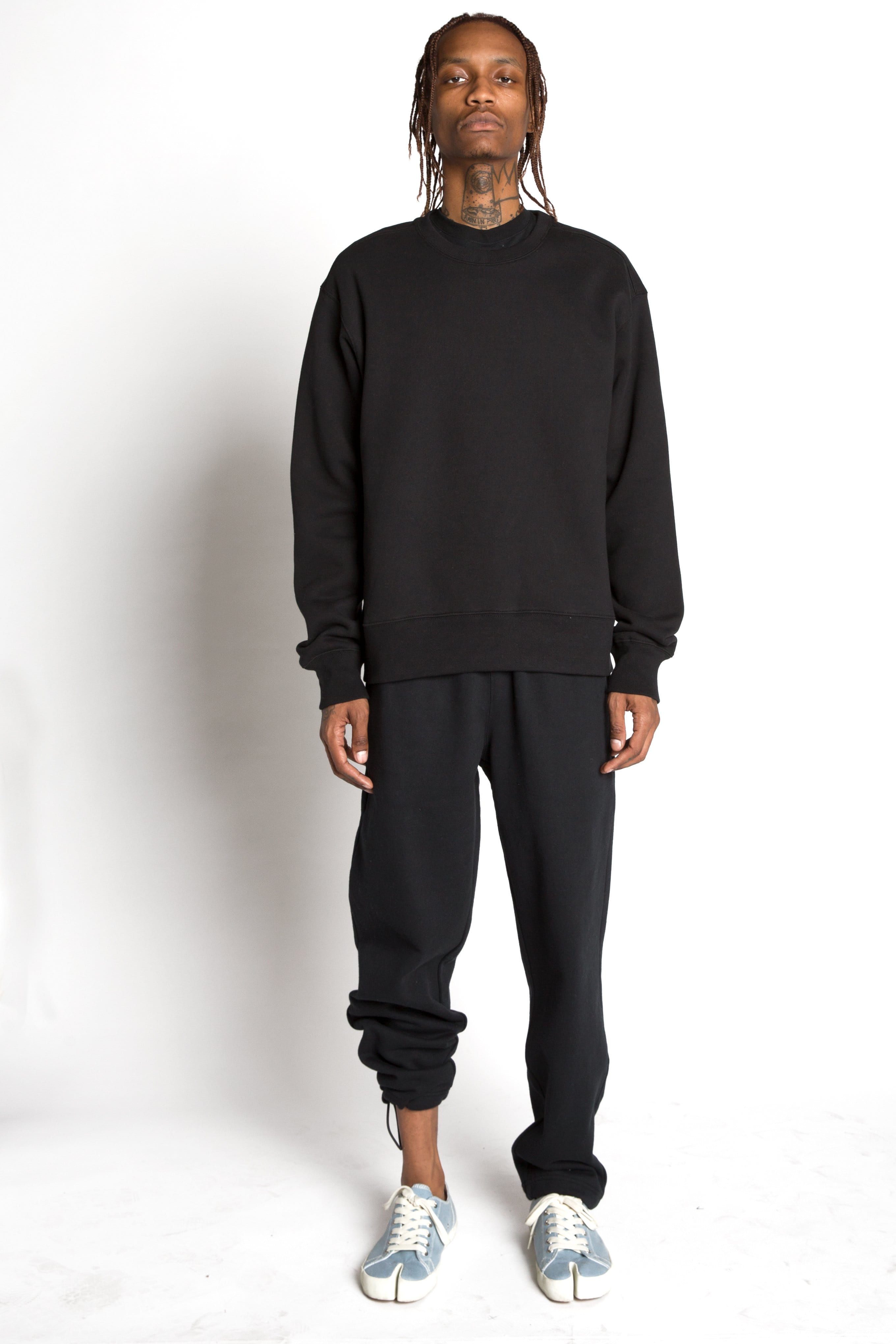 MADE Varsity Crewneck Heavyweight Cotton Blend Ribbed Cuffs Durable