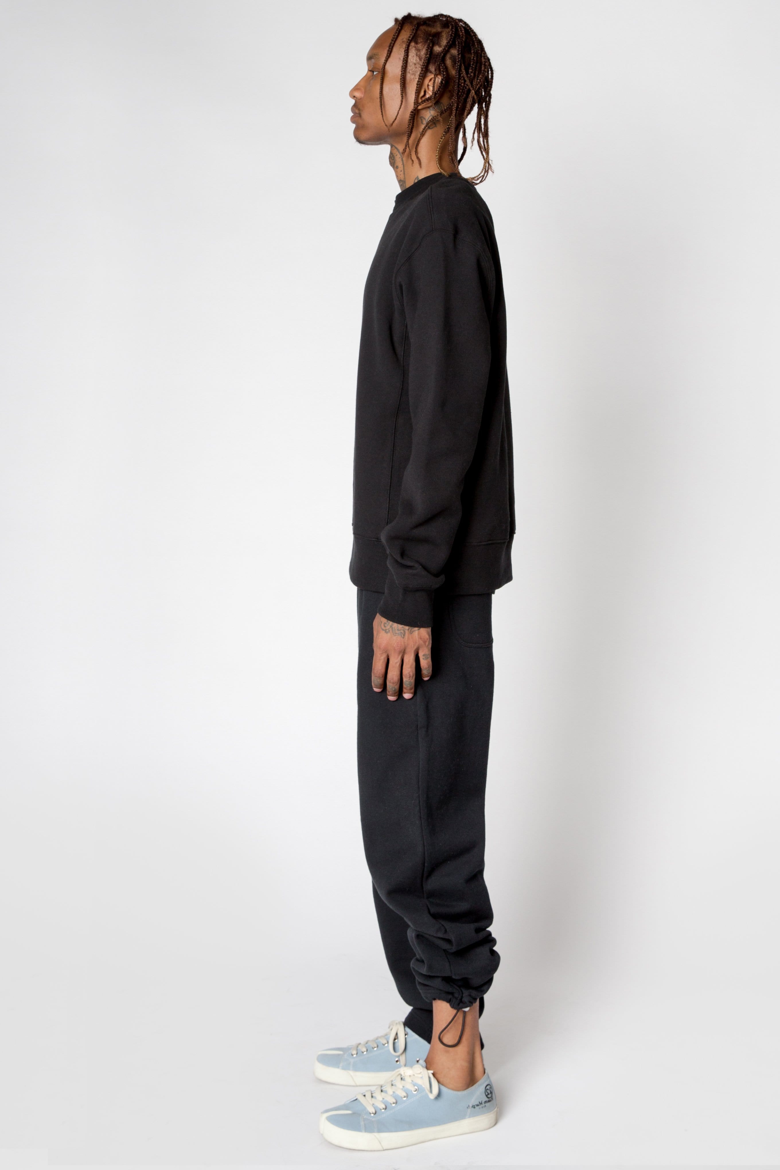 MADE Varsity Crewneck Heavyweight Cotton Blend Ribbed Cuffs Durable