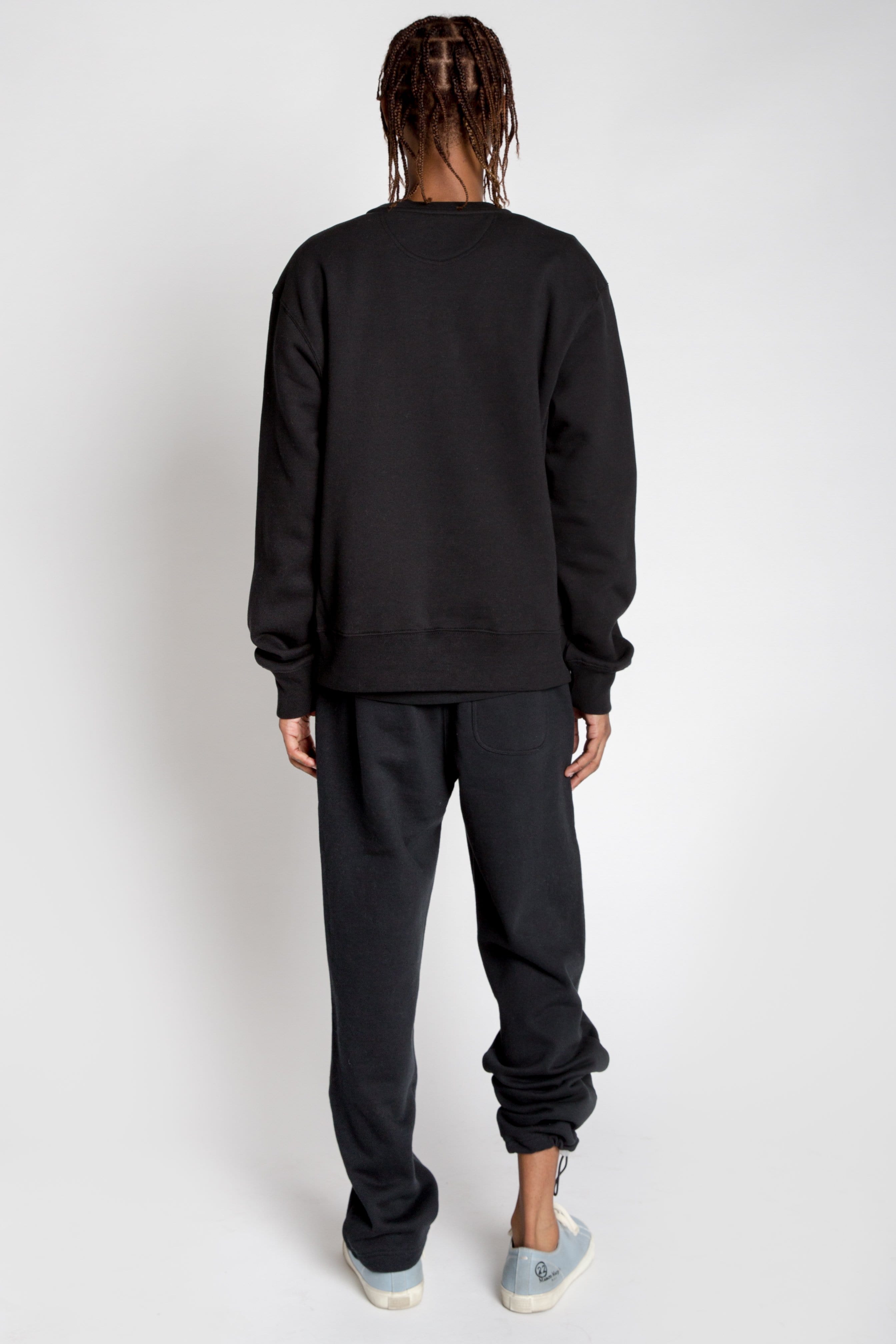 MADE Varsity Crewneck Heavyweight Cotton Blend Ribbed Cuffs Durable