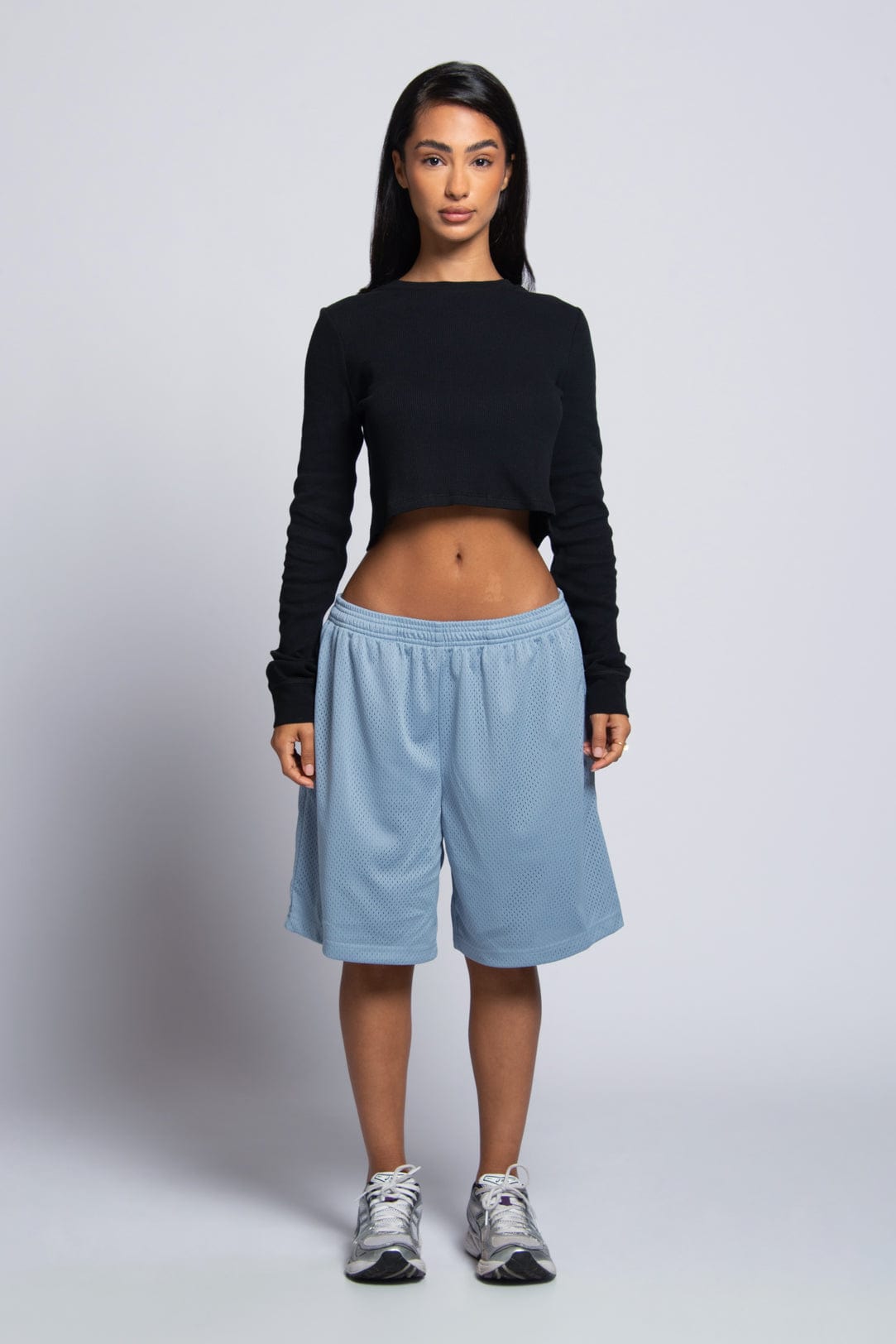 Premium 200 GSM Mesh Athletic Shorts with Zippered Pocket & 8-inch Inseam