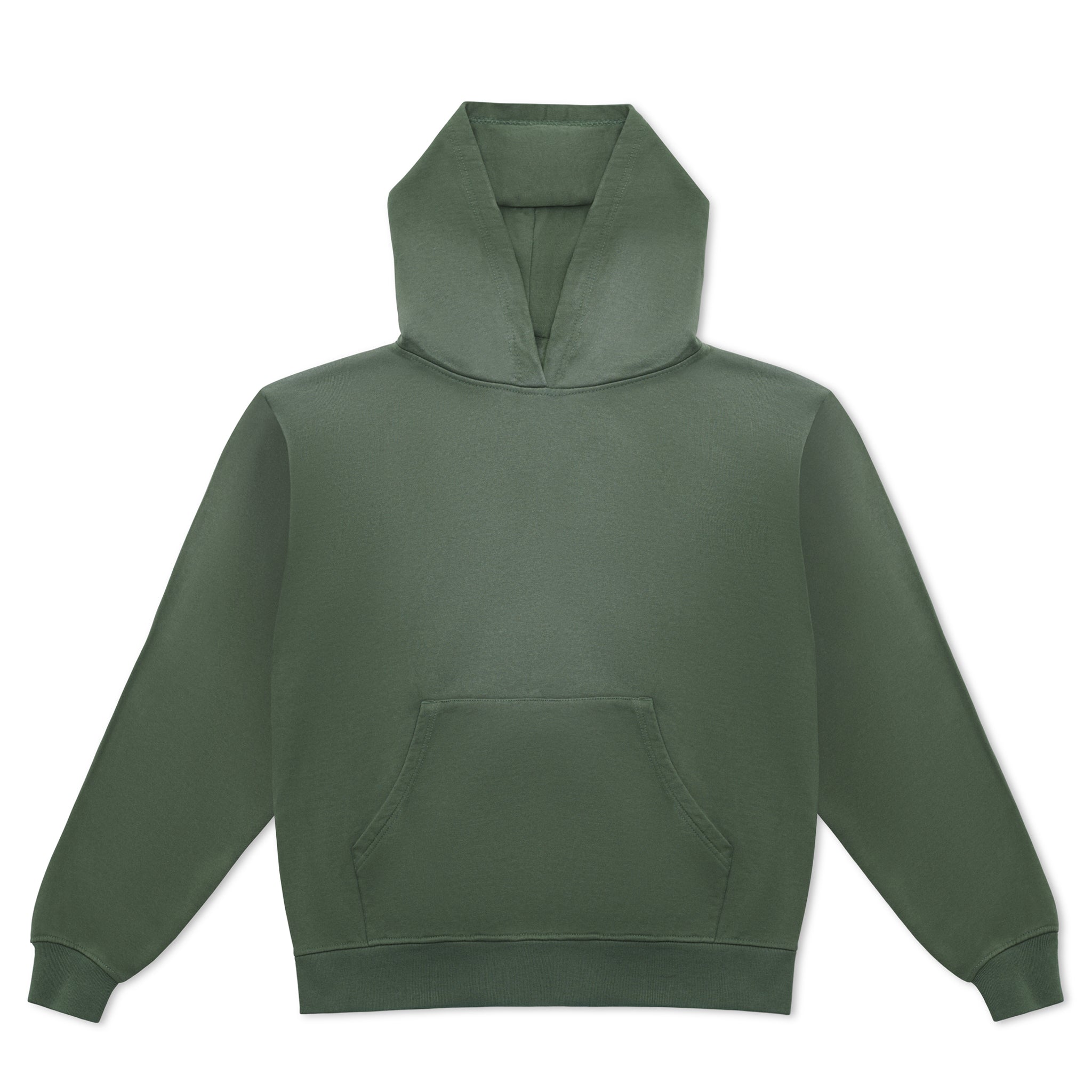 Cotton Collective 14oz Brushed Cotton Oversized Hoodie with Vintage Edges