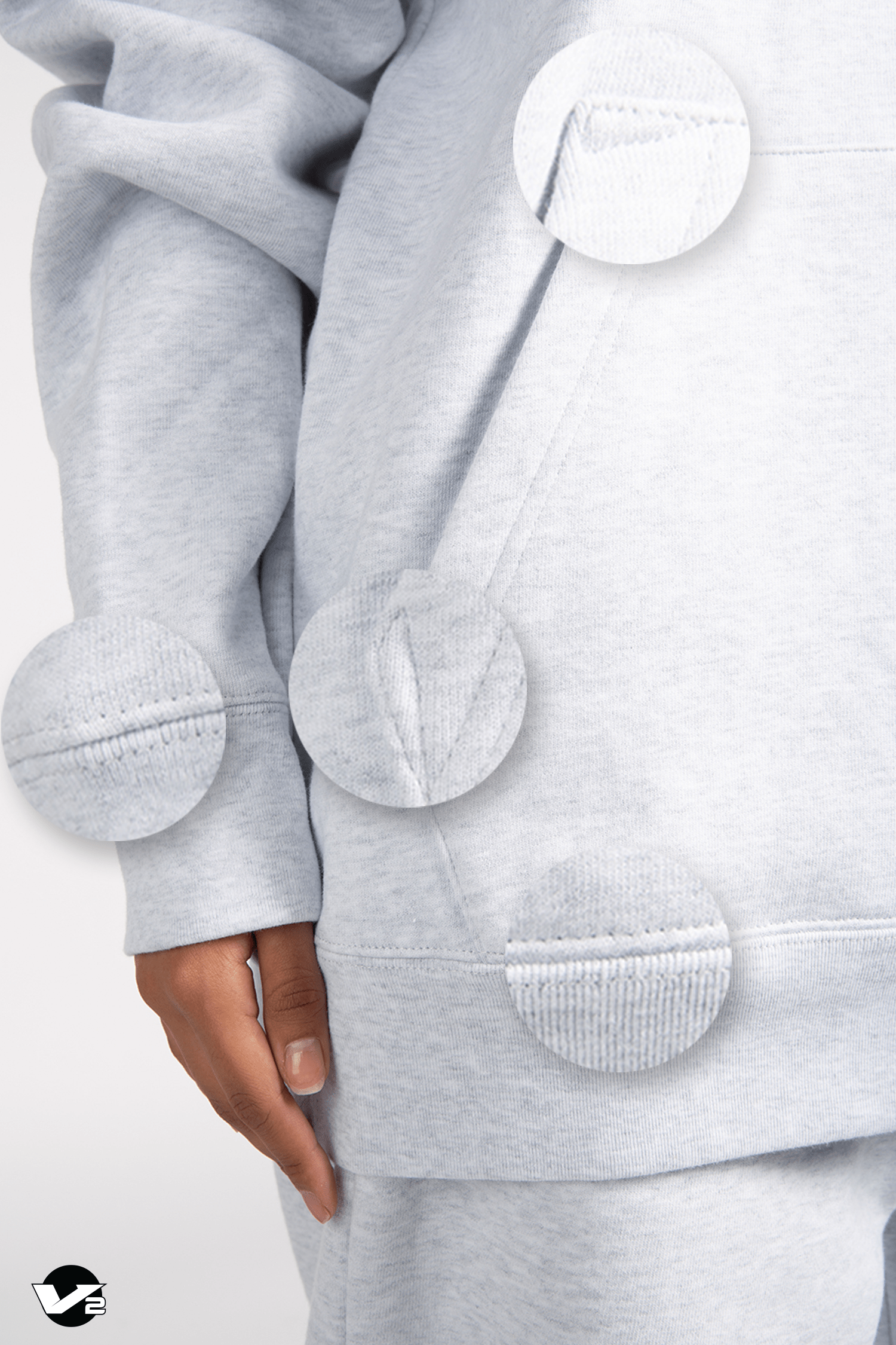 Heavyweight 16oz Organic Cotton Hoodie with Kangaroo Pocket, Durable