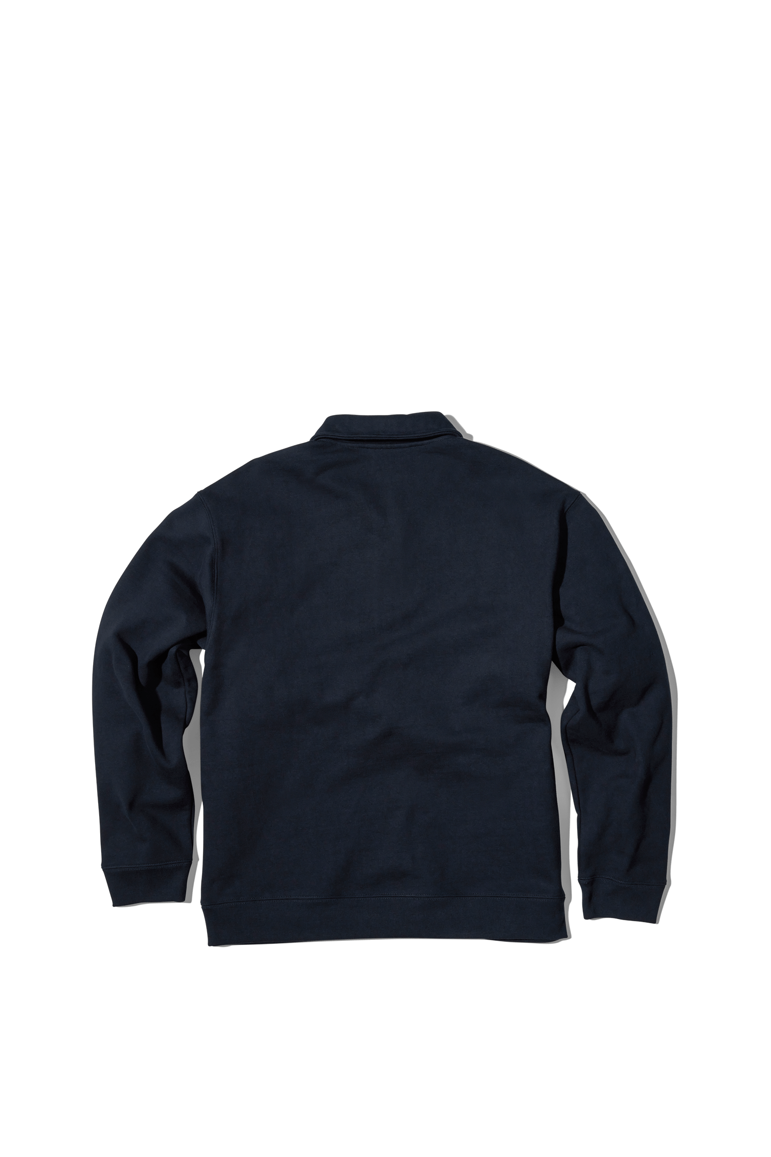 Heavyweight Organic Cotton Recess Polo Fleece Shirt with Quarter Zip
