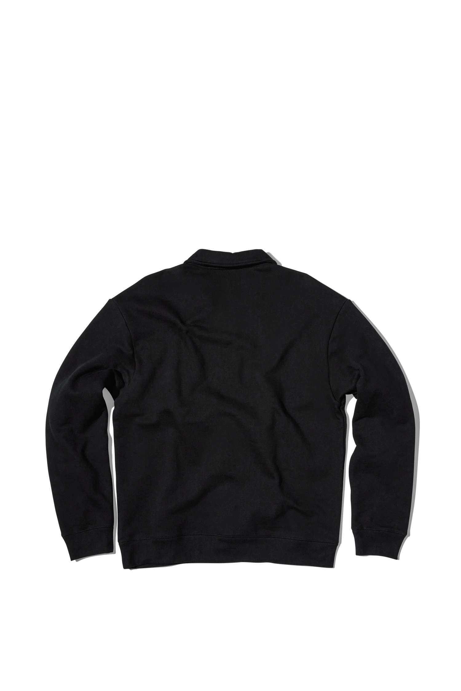 Heavyweight Organic Cotton Recess Polo Fleece Shirt with Quarter Zip