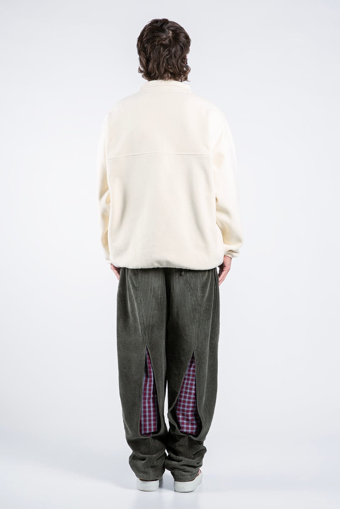 Insulated Polar Fleece Pullover with Hidden Snaps, Deep Pockets
