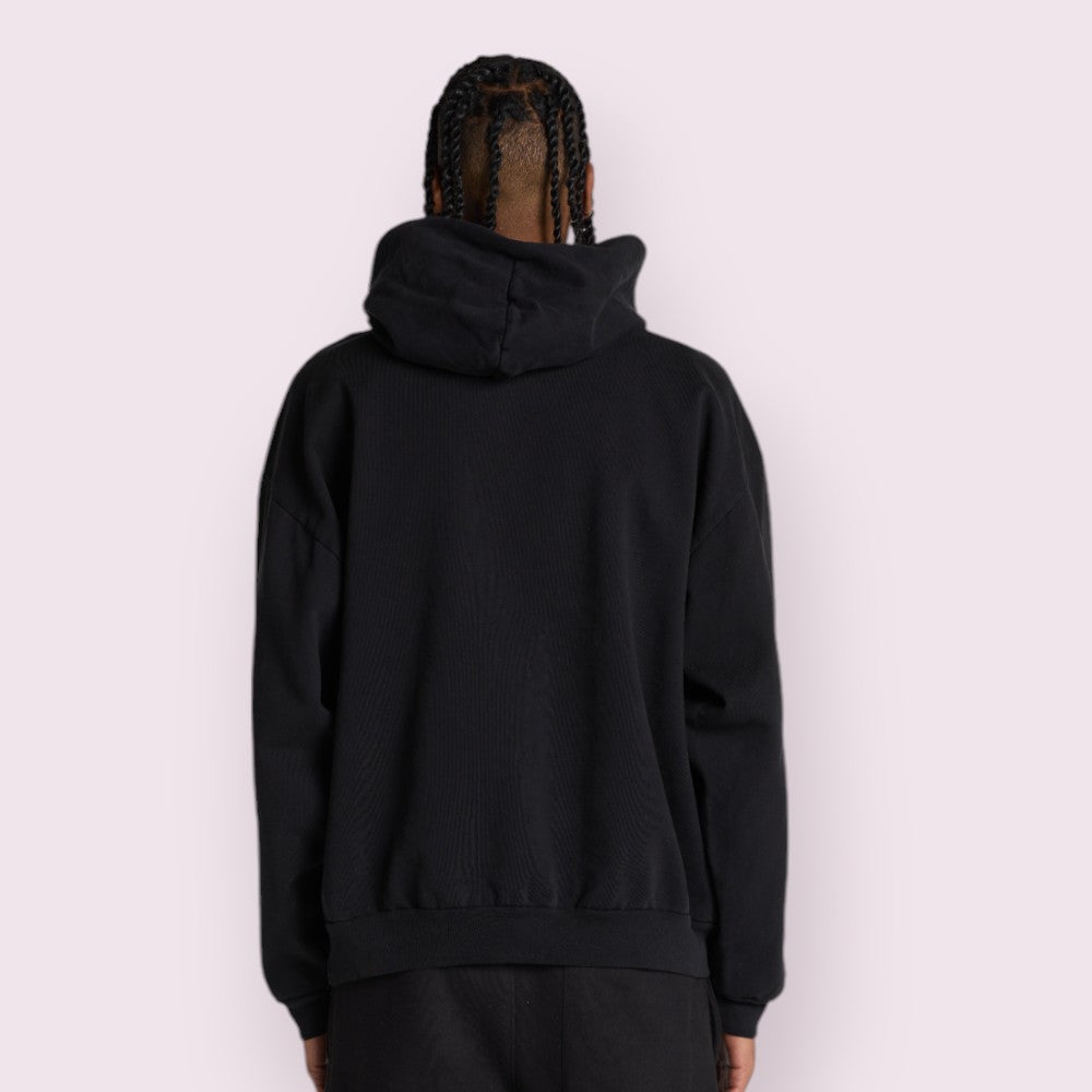 DOV Heavyweight Garment-Dyed Cotton Unisex Hoodie Shrink-Free Spacious Fit