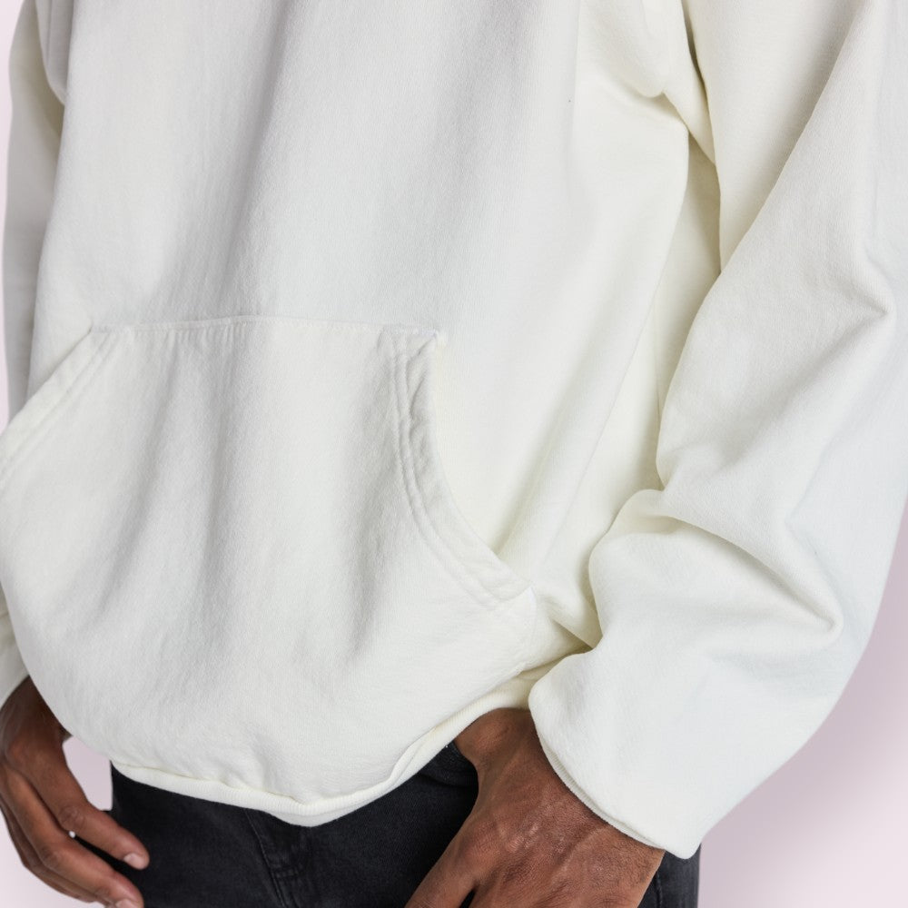 DOV Heavyweight Garment-Dyed Cotton Unisex Hoodie Shrink-Free Spacious Fit