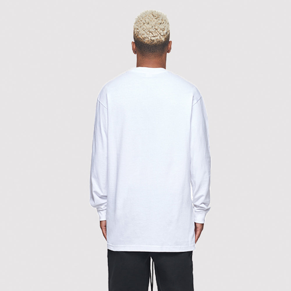 Luxe Diamond Weight 9oz Combed Cotton Long Sleeve Tee