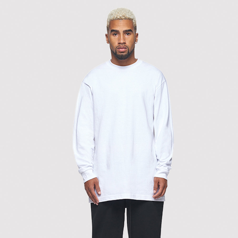 Luxe Diamond Weight 9oz Combed Cotton Long Sleeve Tee