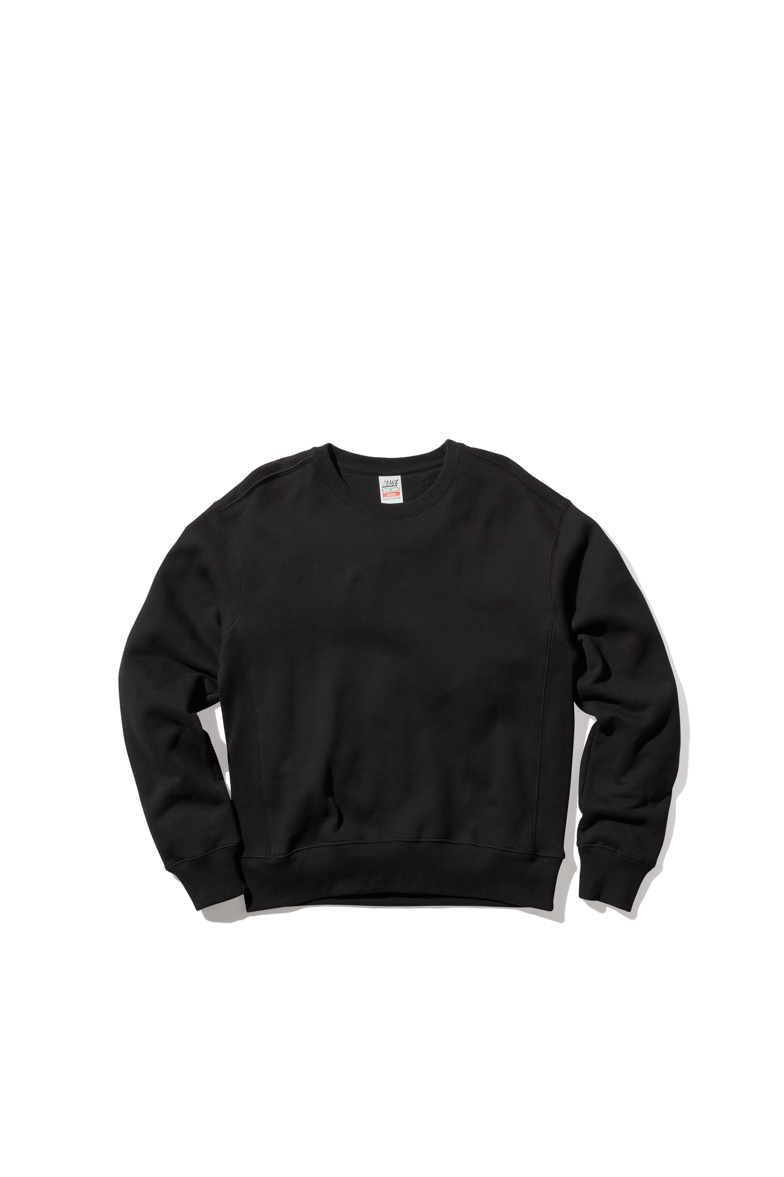 MADE Varsity Crewneck Heavyweight Cotton Blend Ribbed Cuffs Durable