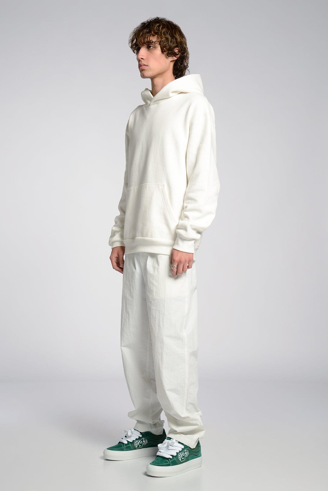 Lightweight Durable Nylon Warm-Up Pants with Elastic Waistband