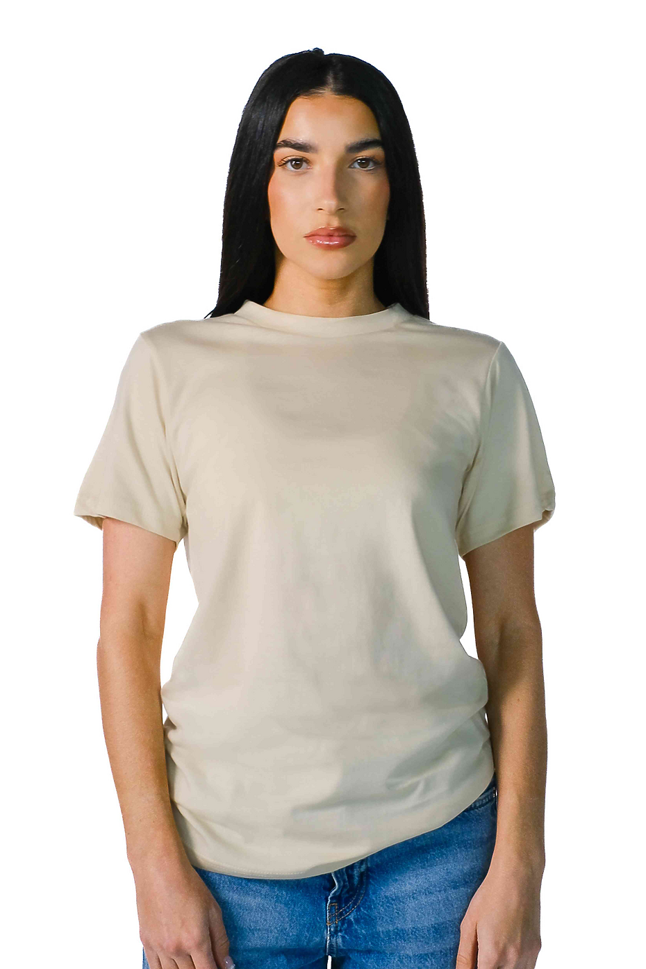 Premium Ringspun Cotton Crew Neck Short Sleeve Tee, Pre-Shrunk