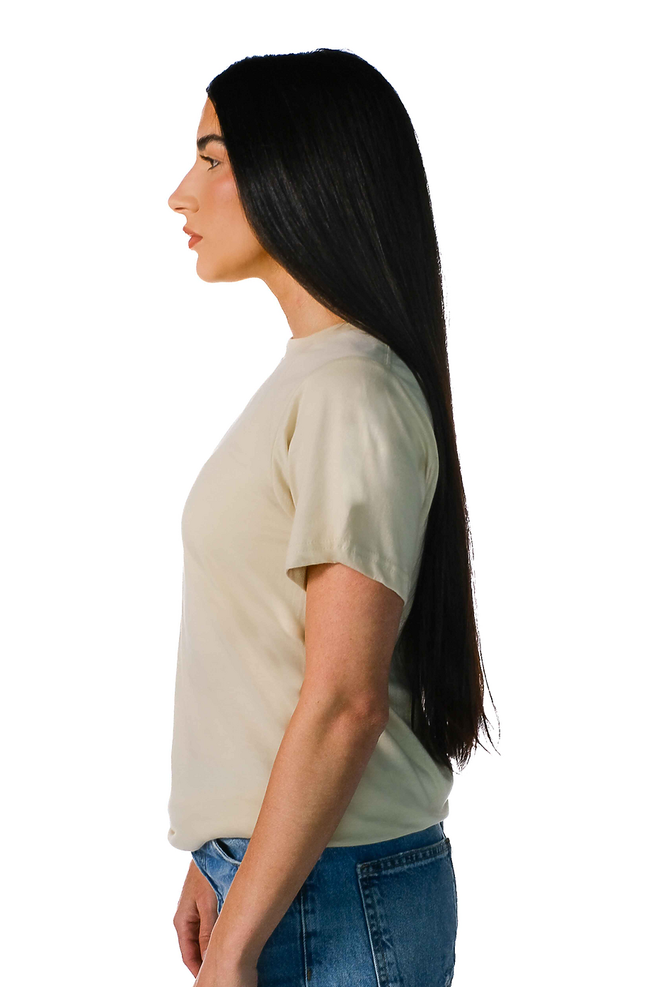 Premium Ringspun Cotton Crew Neck Short Sleeve Tee, Pre-Shrunk