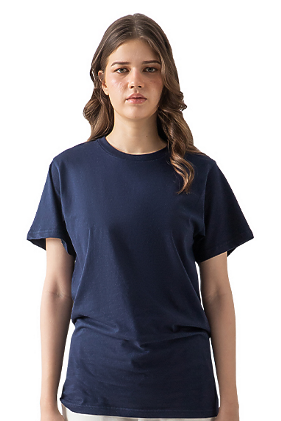 Premium Ringspun Cotton Crew Neck Short Sleeve Tee, Pre-Shrunk