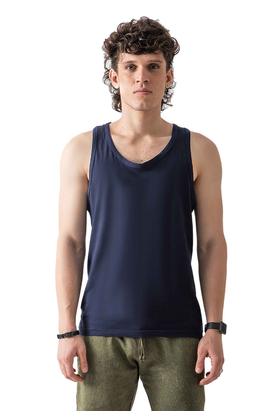 Premium Ring-Spun Combed Cotton Tank Top Breathable Durable Preshrunk Staple