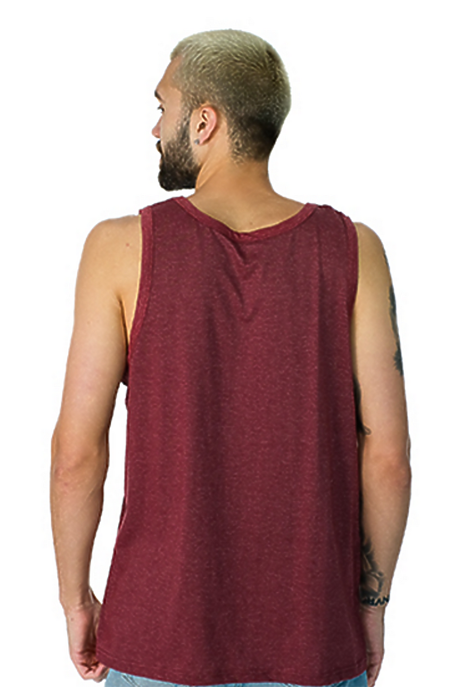 Premium Heather Tank Top - Lightweight Cotton-Poly Blend, Relaxed Fit