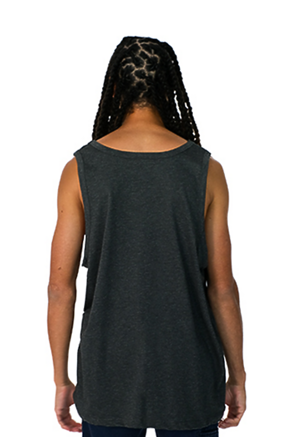 Premium Heather Tank Top - Lightweight Cotton-Poly Blend, Relaxed Fit