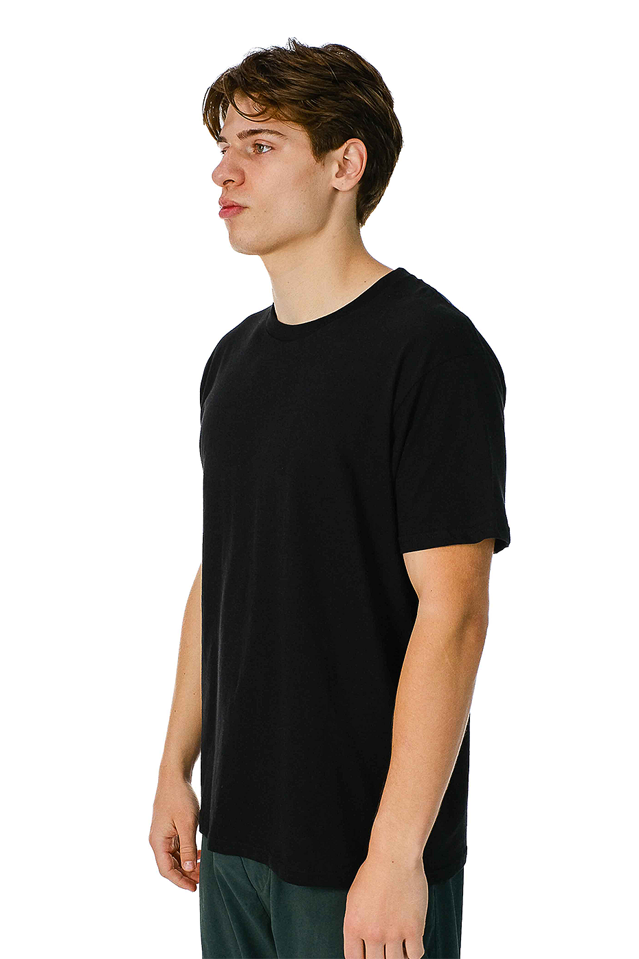 Classic Short Sleeve Crewneck Tee, 100% Ring-Spun Cotton, Pre-Shrunk