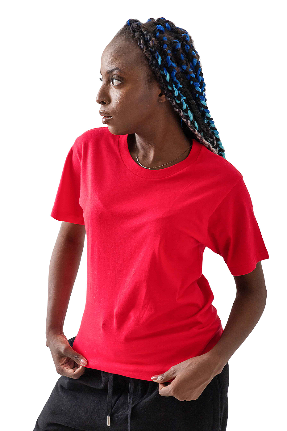 Classic Short Sleeve Crewneck Tee, 100% Ring-Spun Cotton, Pre-Shrunk