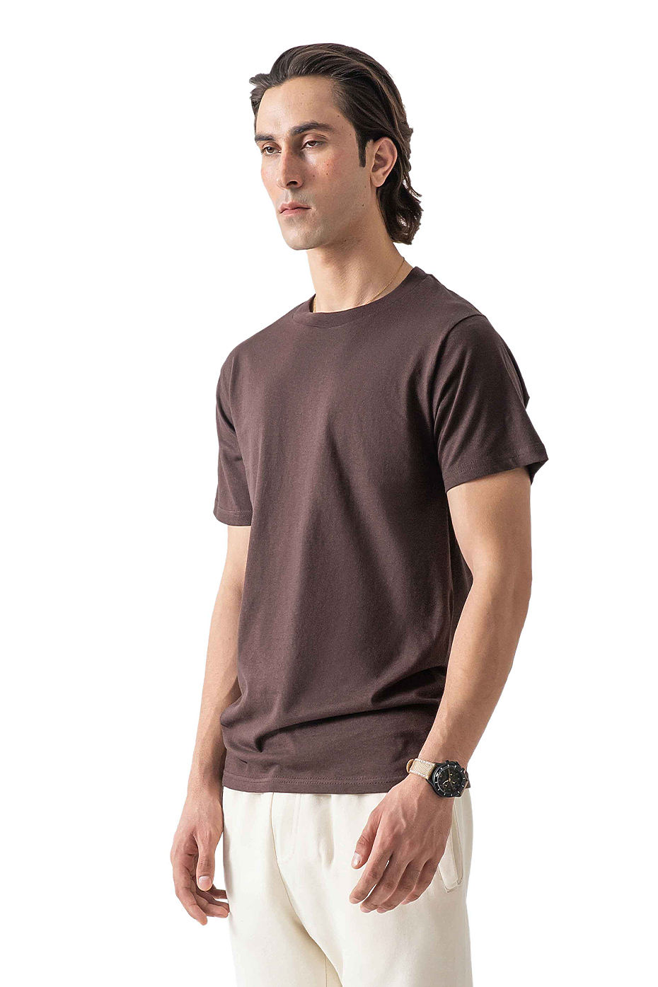 Classic Short Sleeve Crewneck Tee, 100% Ring-Spun Cotton, Pre-Shrunk