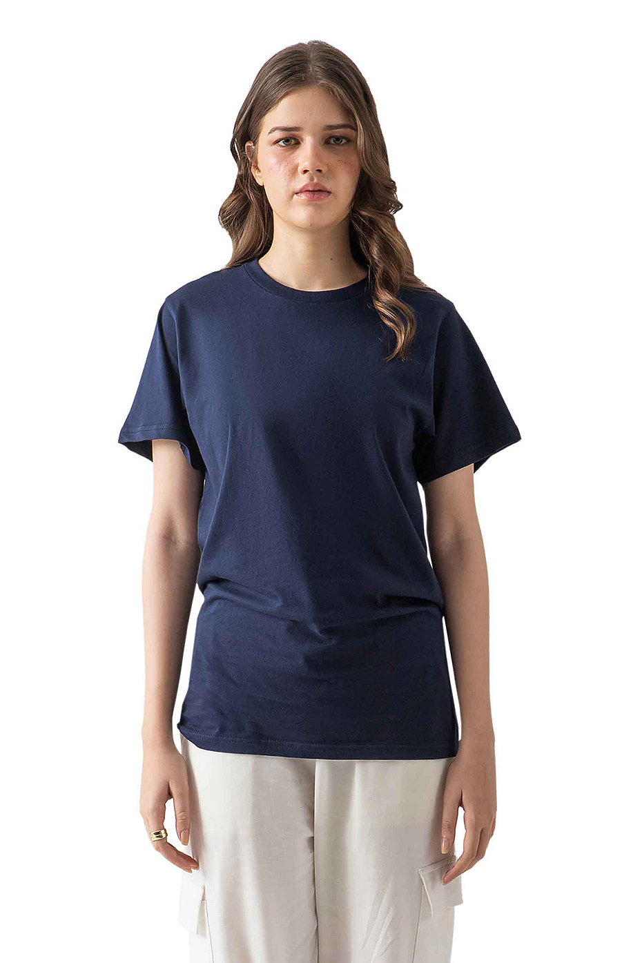Classic Short Sleeve Crewneck Tee, 100% Ring-Spun Cotton, Pre-Shrunk