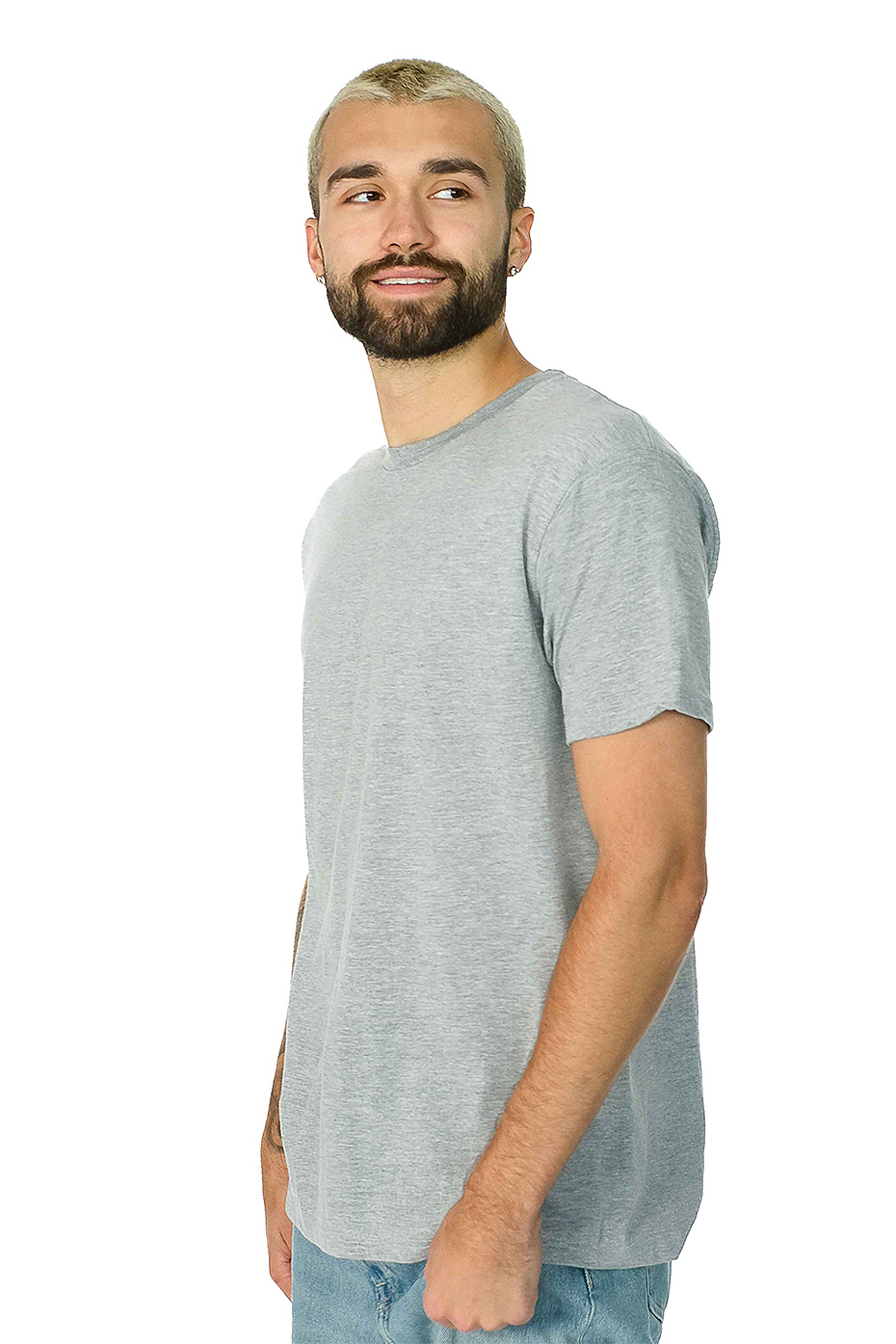 Classic Short Sleeve Heather Tee 60% Cotton 40% Polyester