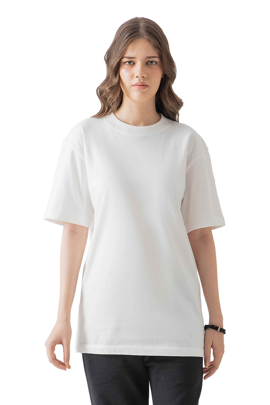 Heavyweight Oversized Garment-Dyed 100% Cotton Relaxed Fit T-Shirt