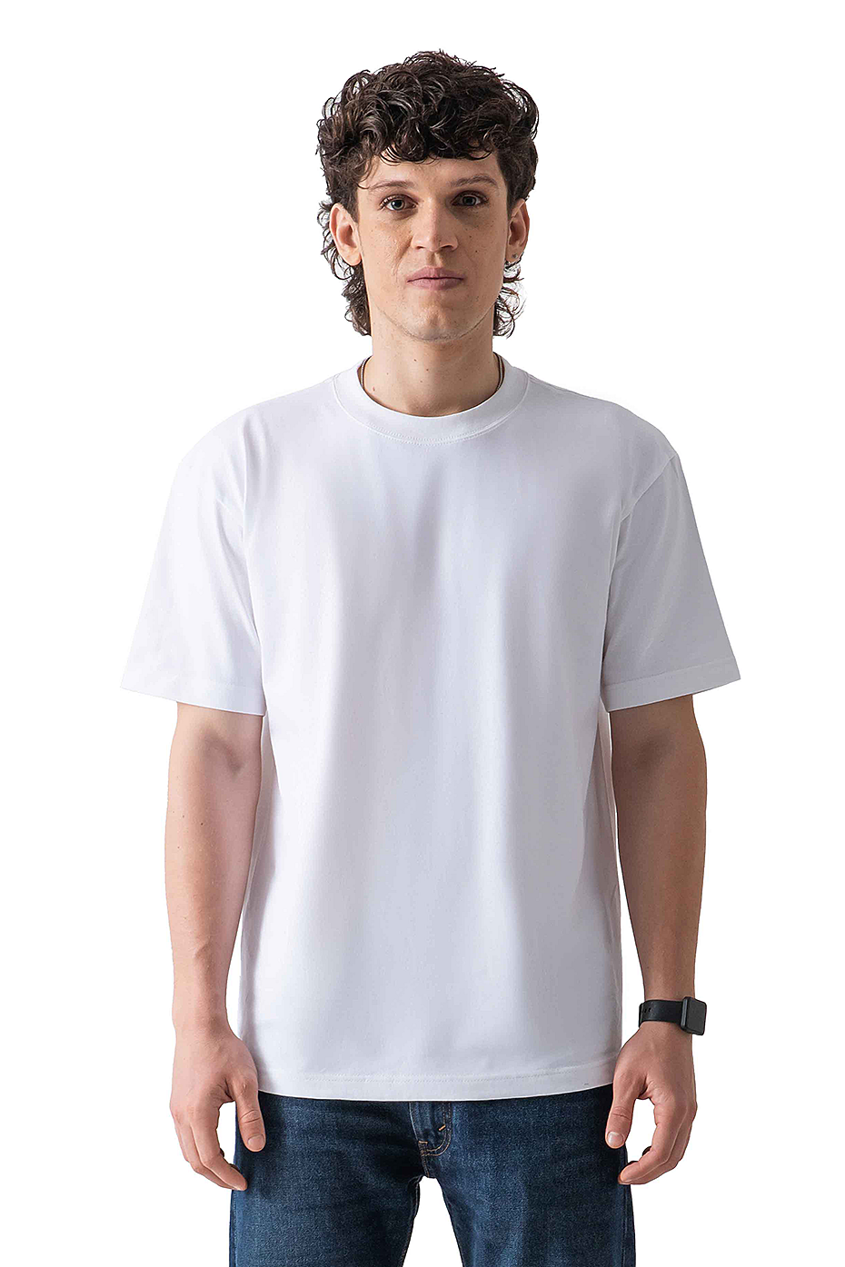 Heavy Weight Oversized Tubular Tee 100% Cotton Durable Construction