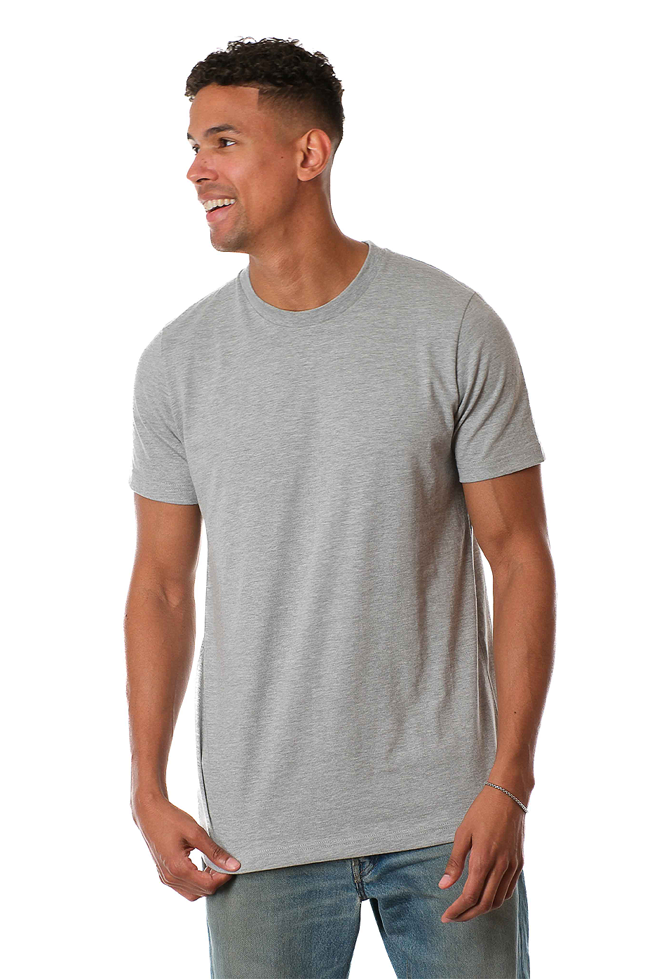 Unisex Side-Seam Short Sleeve T-Shirt 100% Ring-Spun Combed Cotton Pre-Shrunk