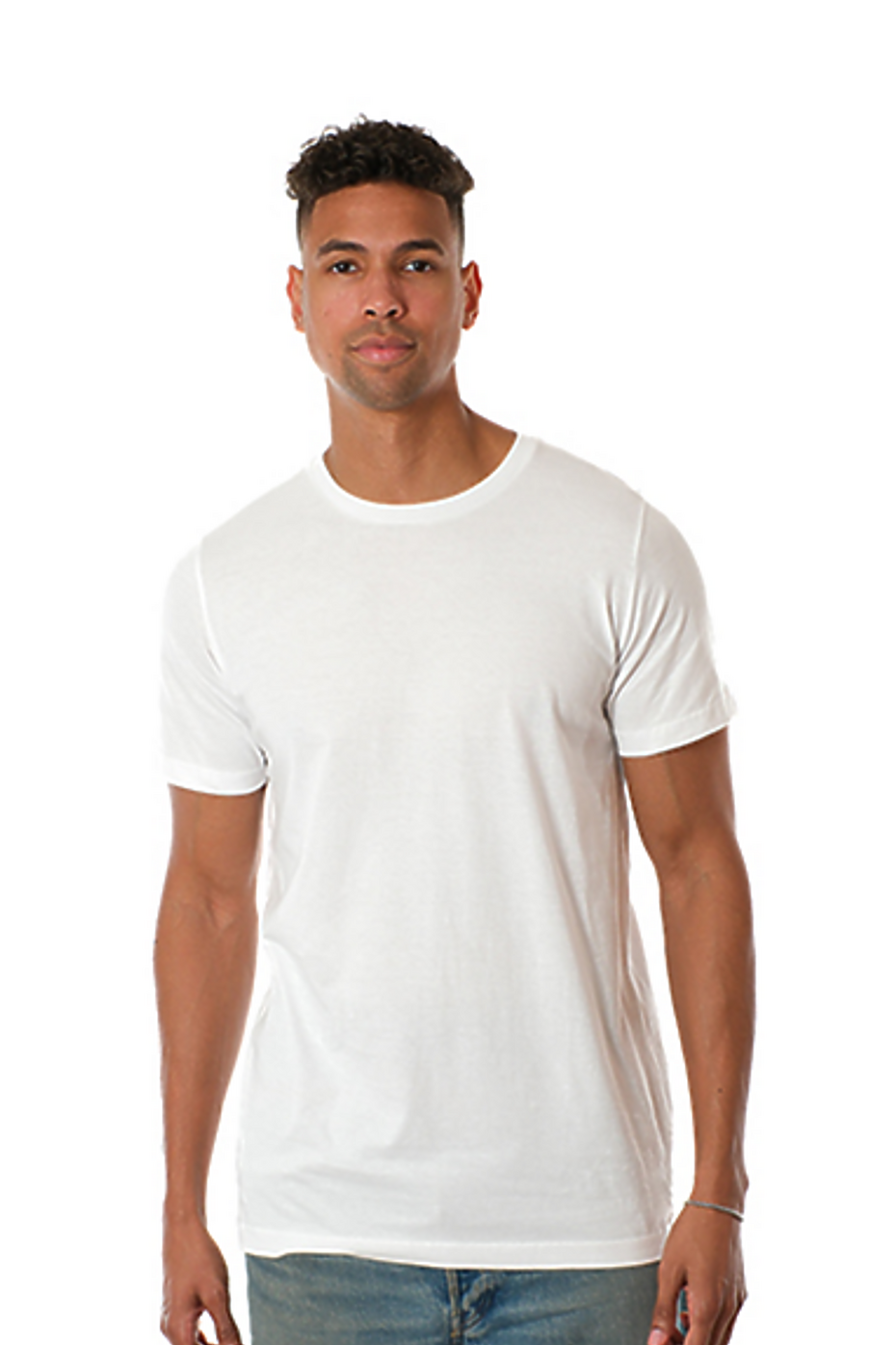 Unisex Side-Seam Short Sleeve T-Shirt 100% Ring-Spun Combed Cotton Pre-Shrunk