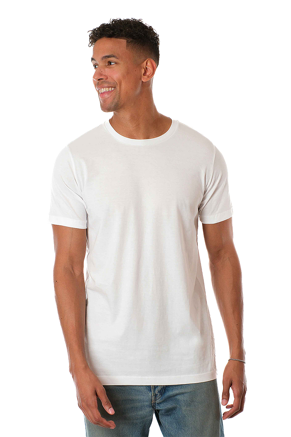 Unisex Side-Seam Short Sleeve T-Shirt 100% Ring-Spun Combed Cotton Pre-Shrunk
