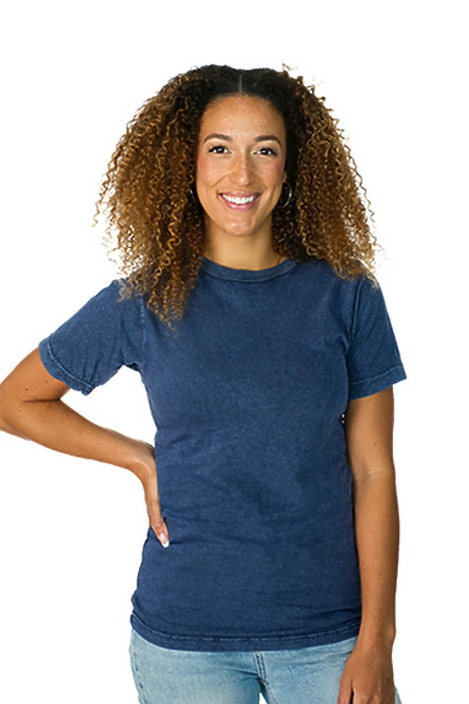 Vintage Mineral Washed 100% Cotton Pre-Shrunk Short-Sleeve T-Shirt