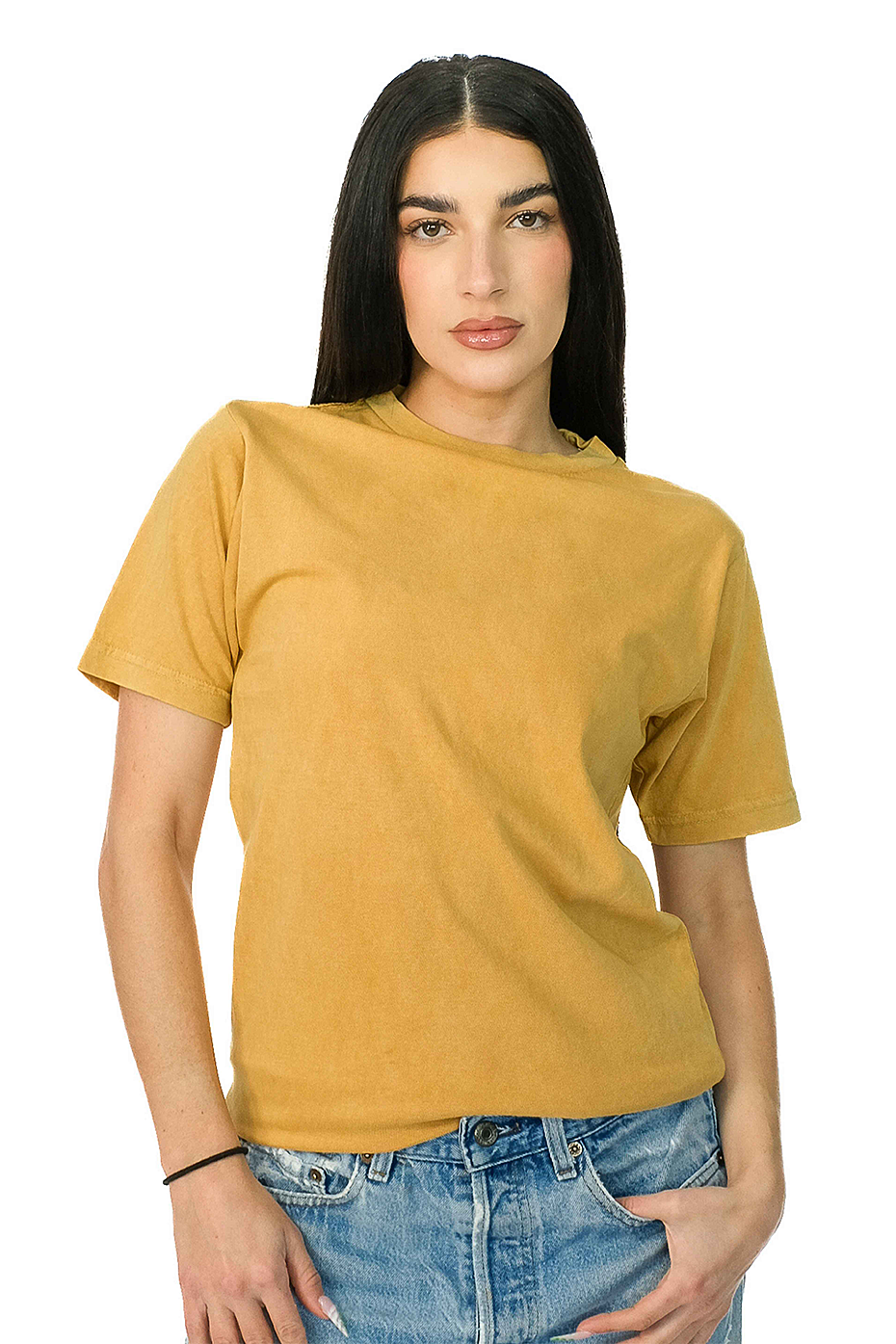 Vintage Mineral Washed 100% Cotton Pre-Shrunk Short-Sleeve T-Shirt