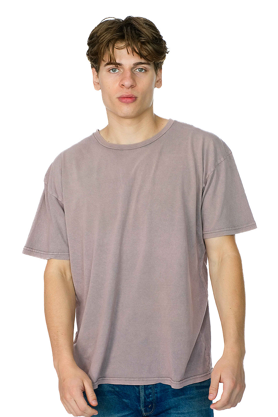 Vintage Mineral Washed 100% Cotton Pre-Shrunk Short-Sleeve T-Shirt