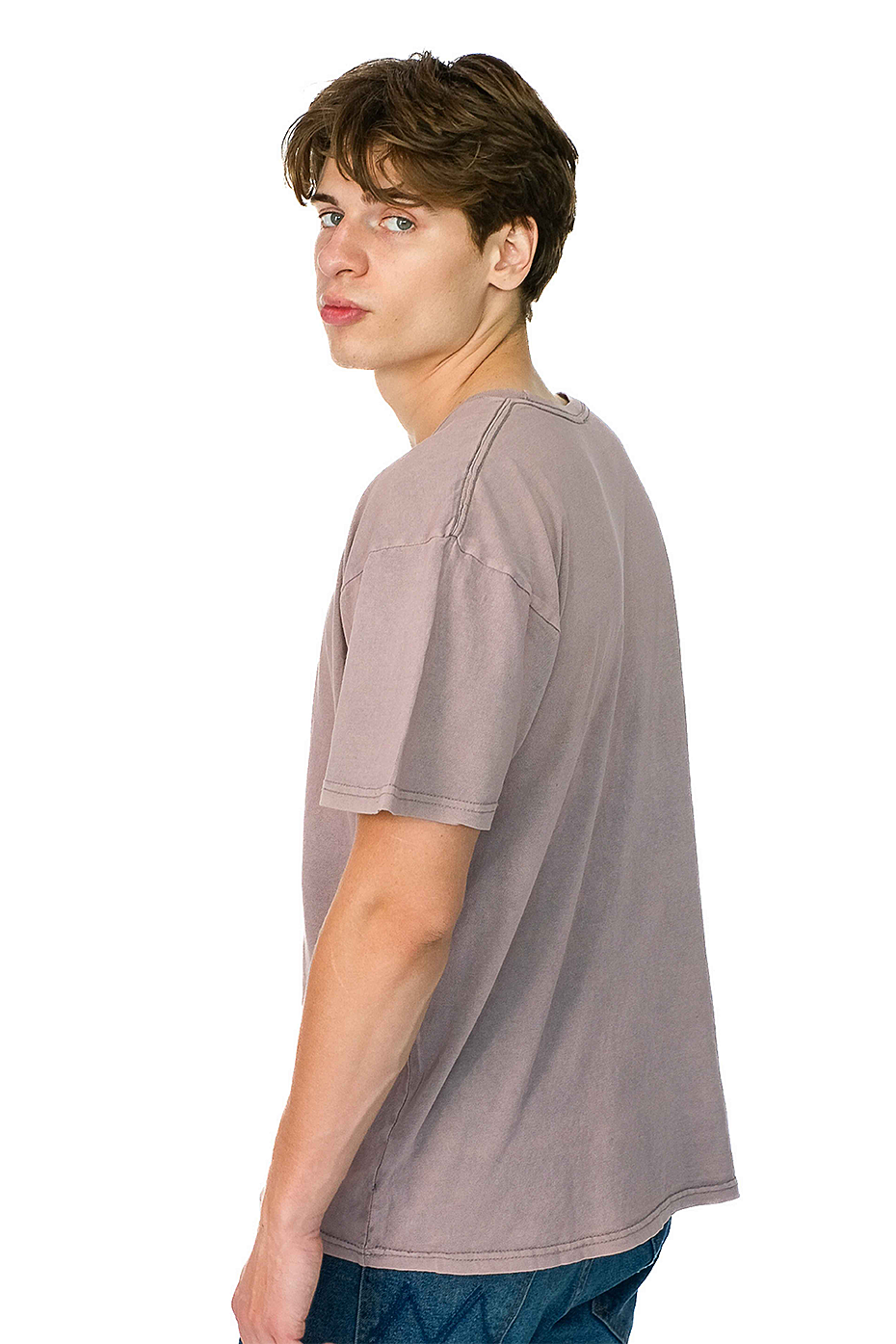 Vintage Mineral Washed 100% Cotton Pre-Shrunk Short-Sleeve T-Shirt
