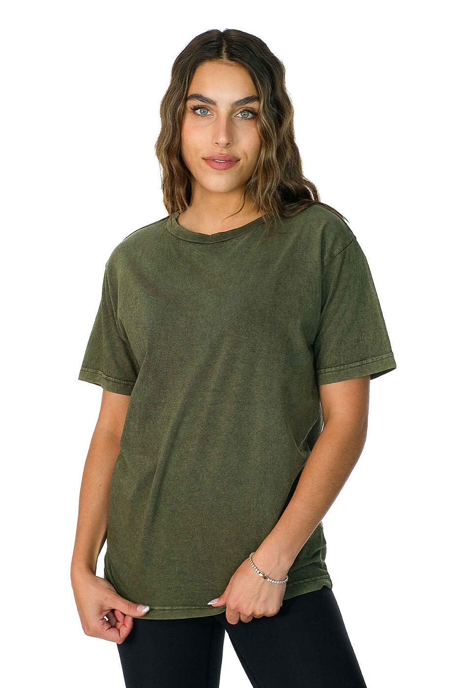 Vintage Mineral Washed 100% Cotton Pre-Shrunk Short-Sleeve T-Shirt