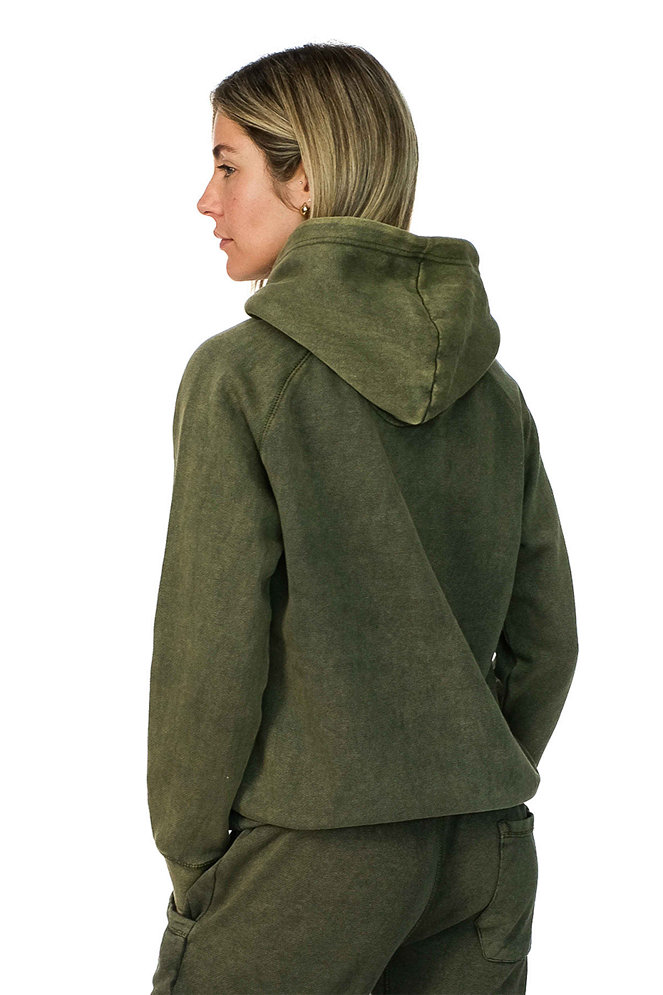 Vintage Mineral Washed Hoodie Soft 80% Cotton Blend Fleece