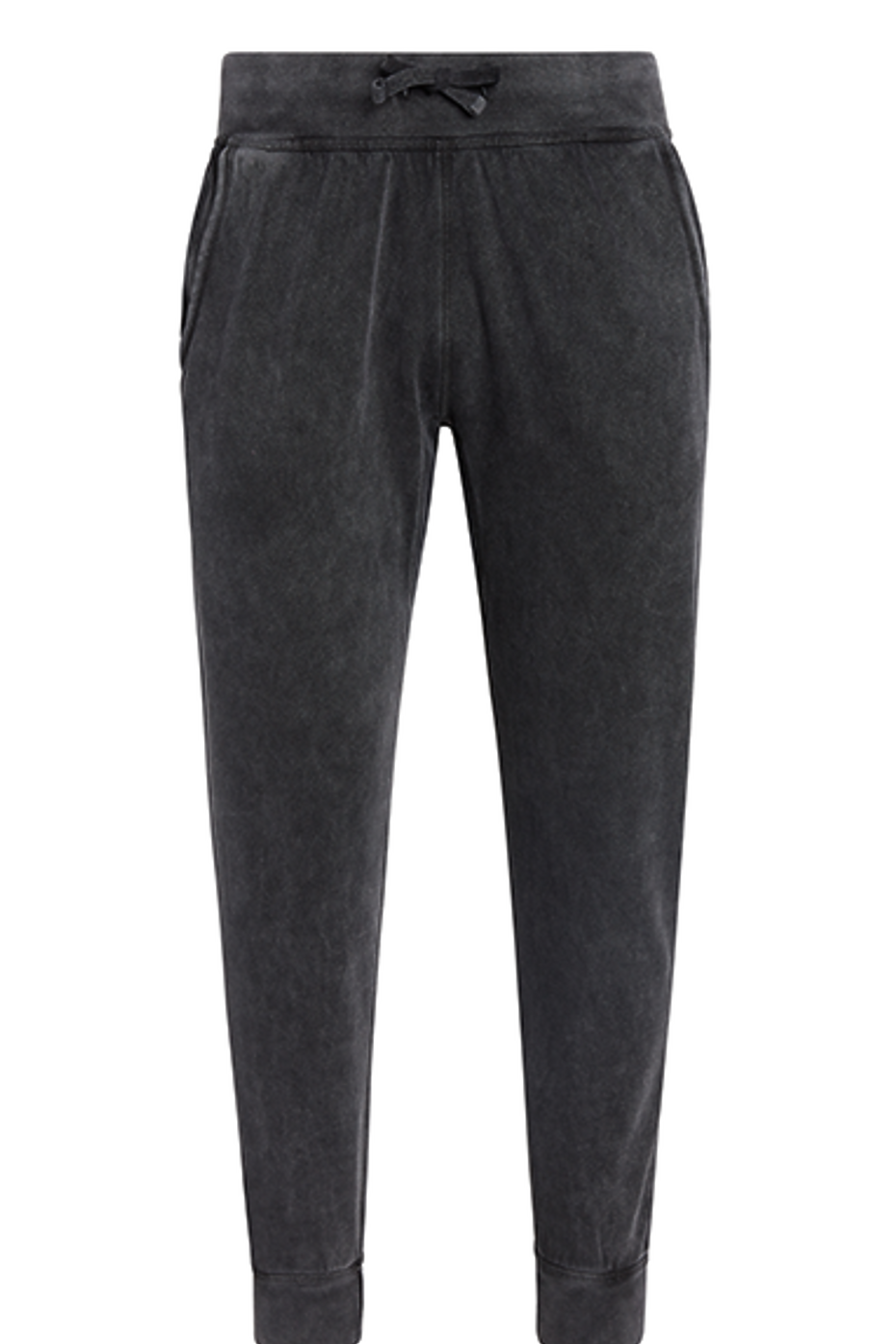 Vintage Mineral Washed Men's Jogger Pants - Soft Fleece Comfort