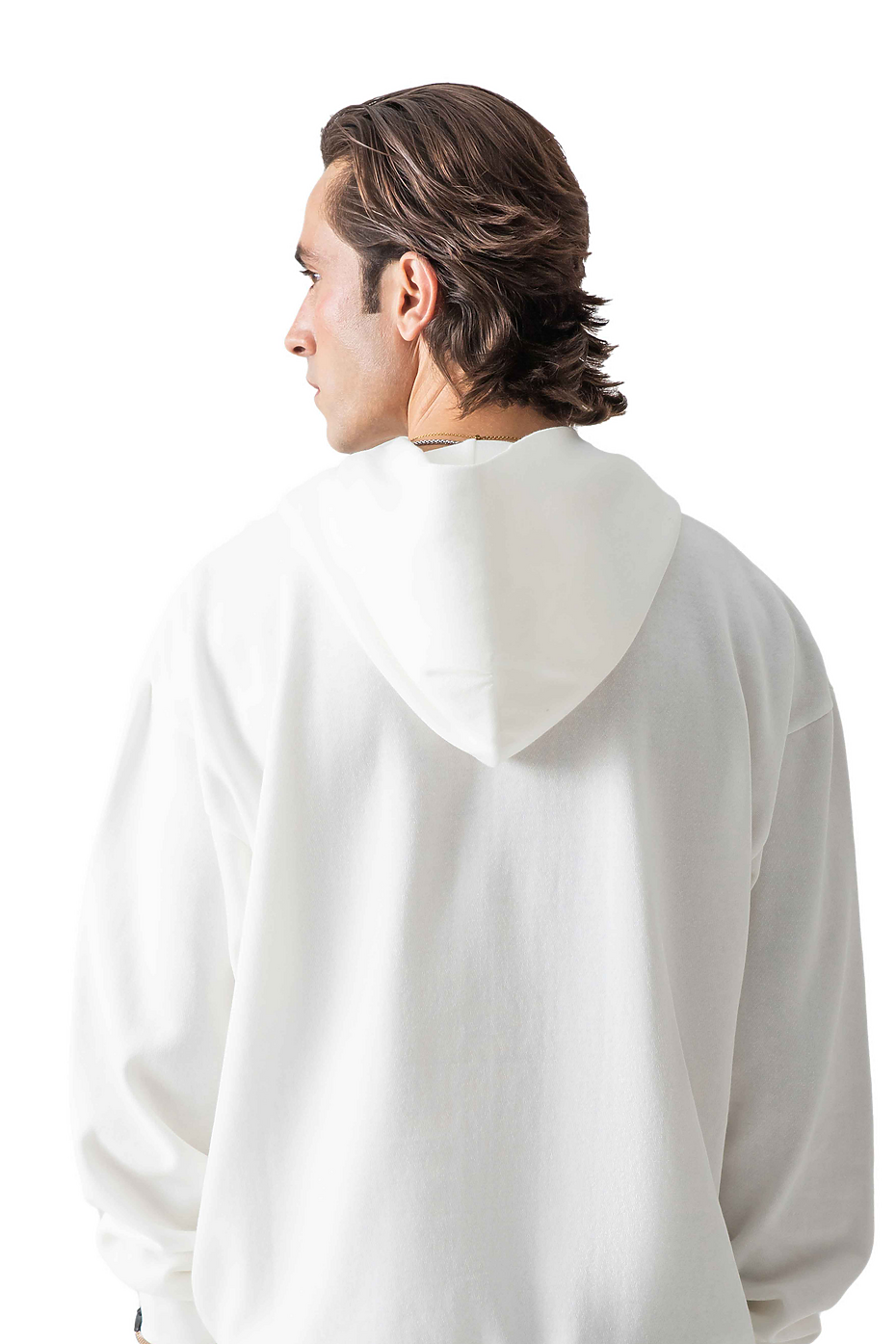 ZS4080 Essential Oversized Pullover Hoodie Relaxed Fit Pigment Dyed