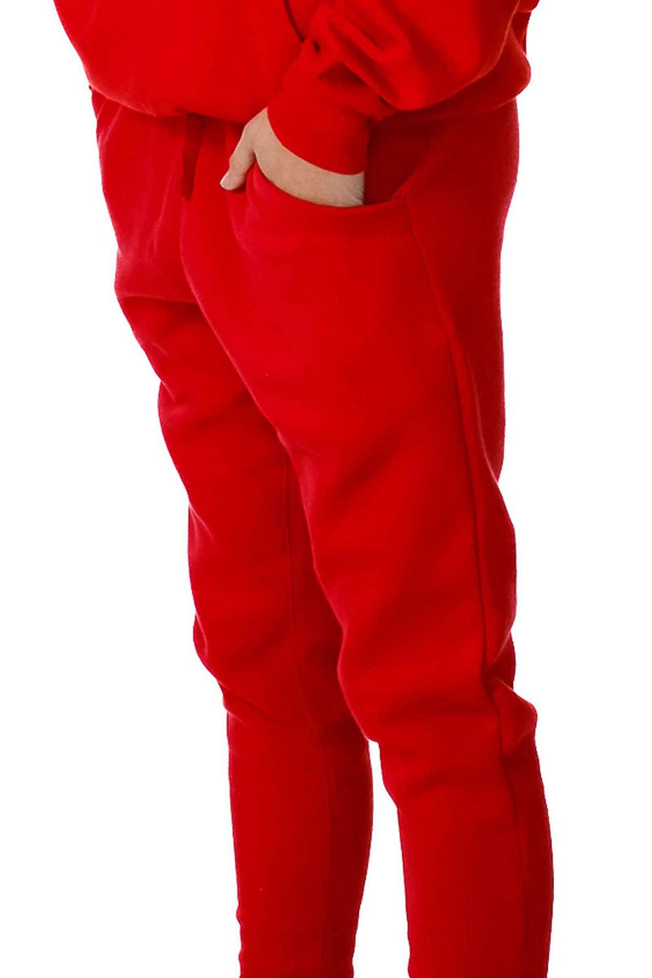 Premium Midweight Fleece Jogger Pants with Ribbed Waistband & Cuffs