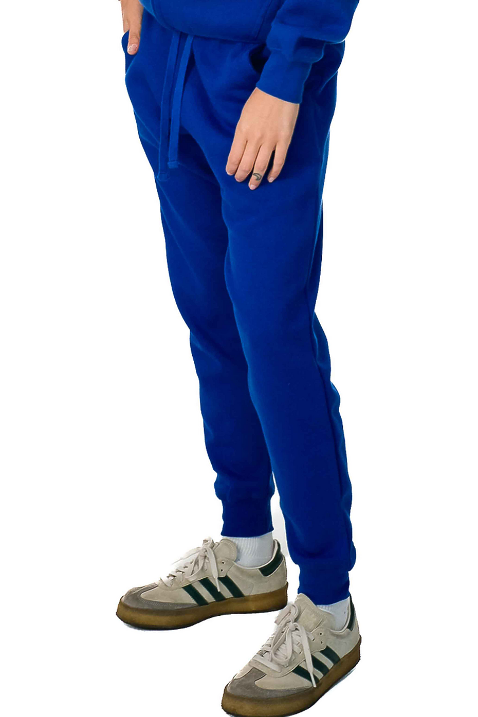 Premium Midweight Fleece Jogger Pants with Ribbed Waistband & Cuffs