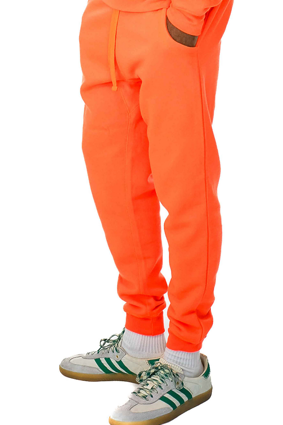 Premium Midweight Fleece Jogger Pants with Ribbed Waistband & Cuffs