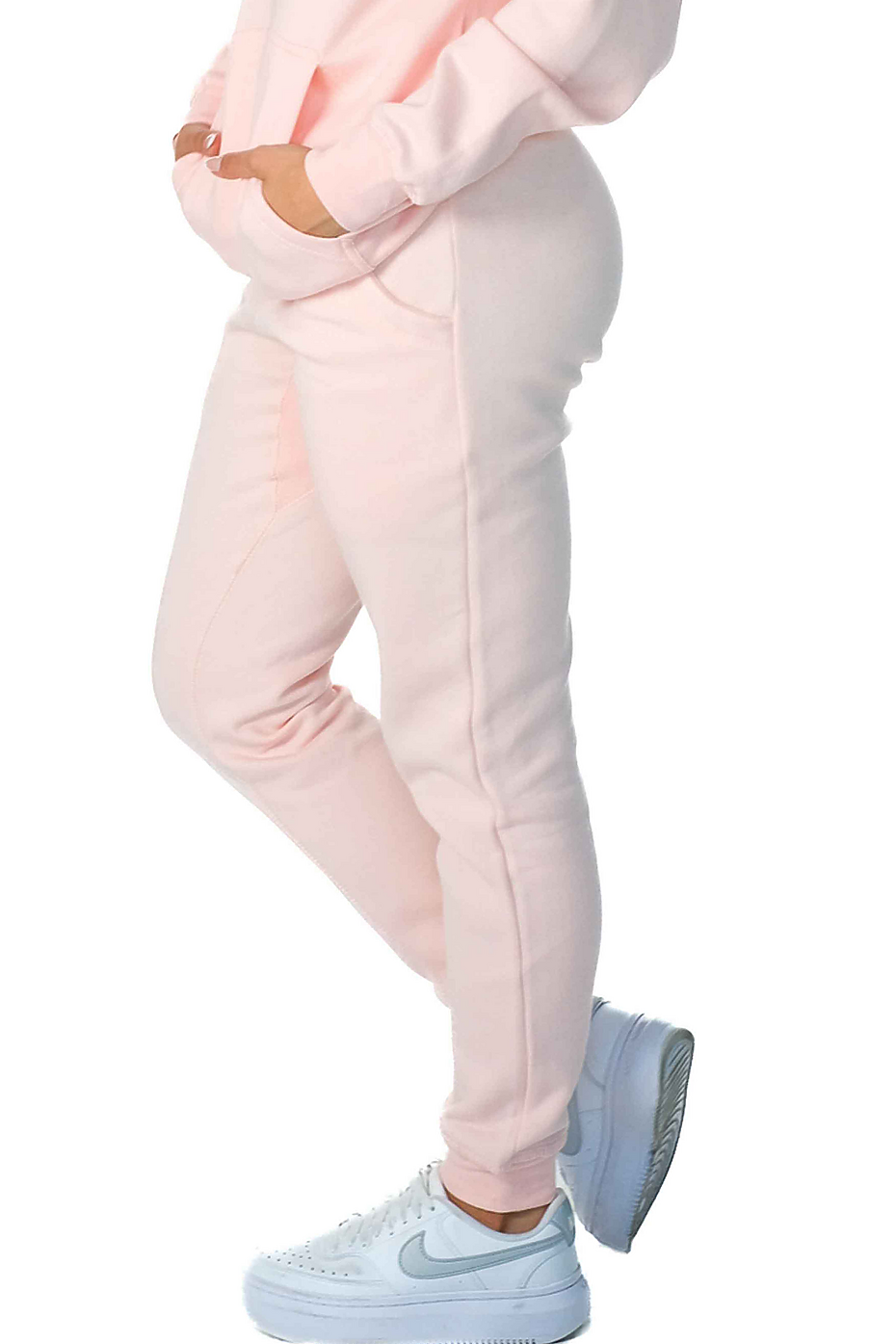 Premium Midweight Fleece Jogger Pants with Ribbed Waistband & Cuffs