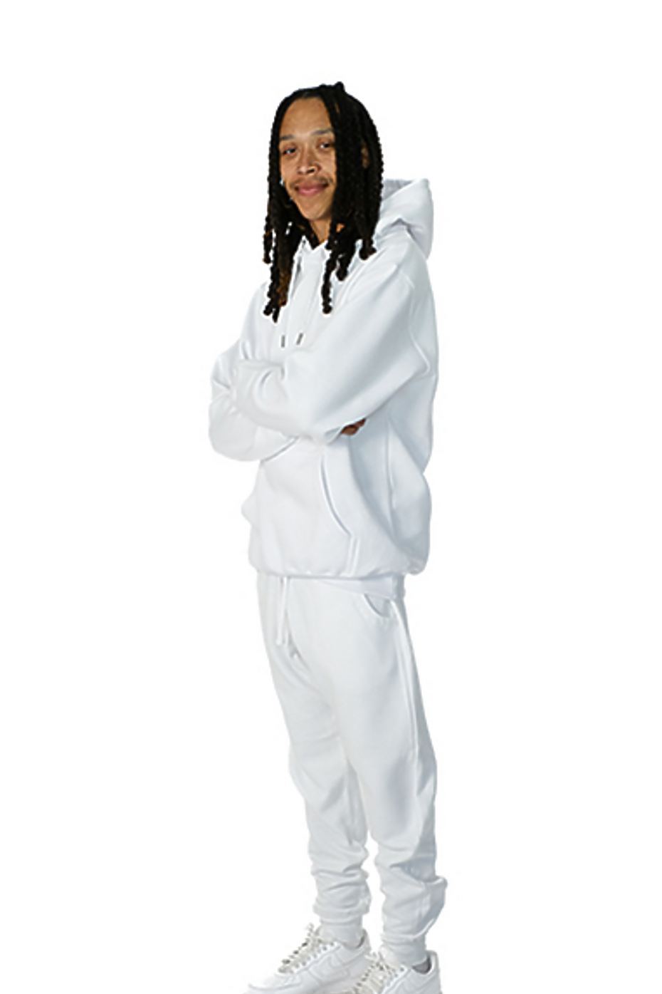 Premium Midweight Fleece Jogger Pants with Ribbed Waistband & Cuffs